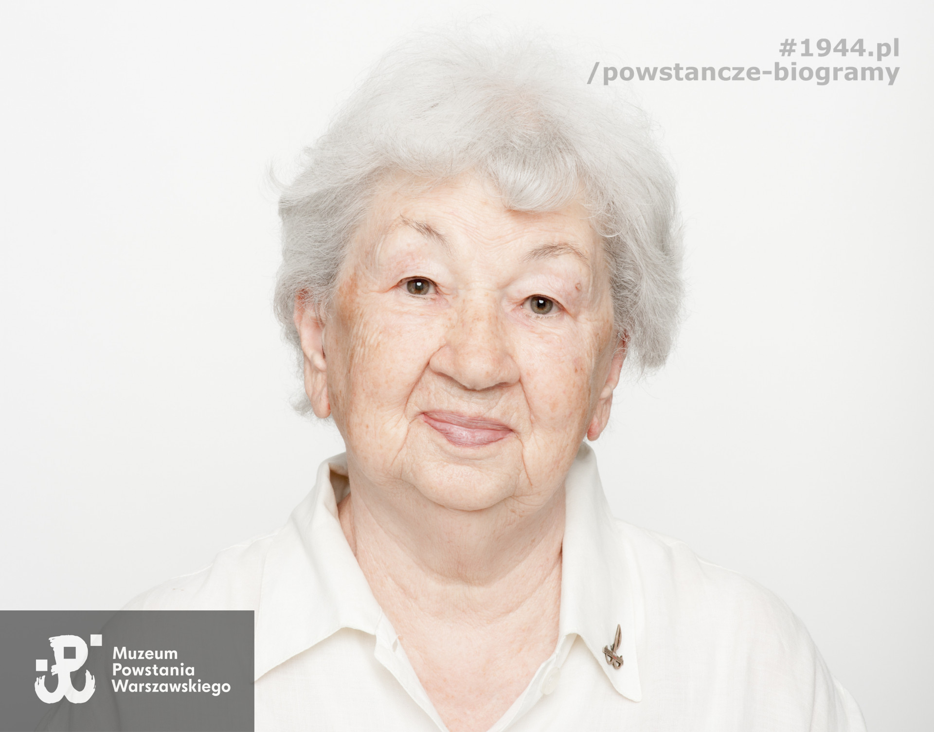 Fot. z serii portretów Powstańców Warszawskich wykonanych w ramach projektu "1944/70/2014" realizowanego przez grupę WWPHOTO dla uczczenia 70. rocznicy wybuchu Powstania Warszawskiego. Muzeum Powstania Warszawskiego, 22.07-04.08 2013.