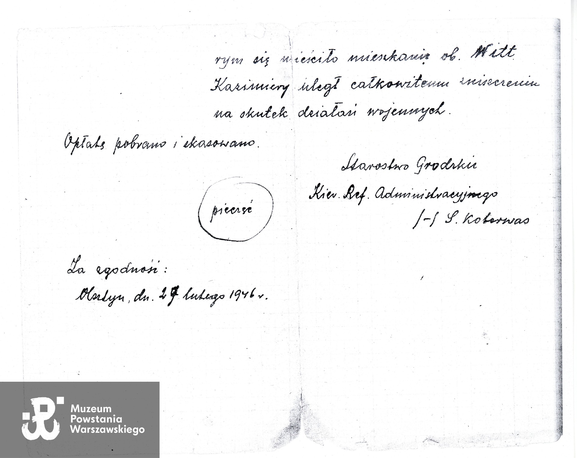 Źr. Muzeum Powstania Warszawskiego, Teczki personalne uczestników Powstania Warszawskiego