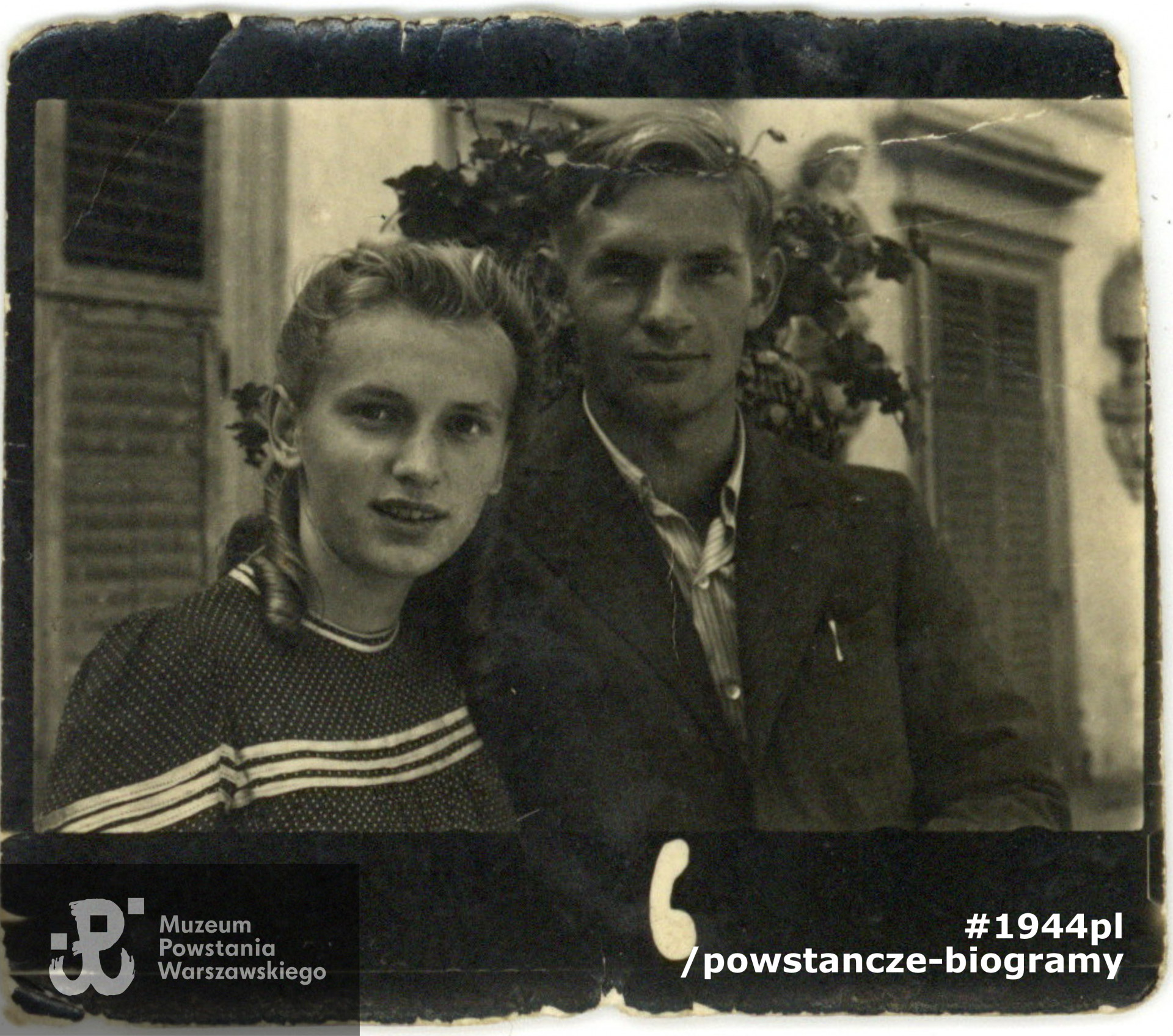 Tadeusz Józef Szymczak "Hart" (1923-1944).  Fotografia  ze zbiorów Muzeum Powstania Warszawskiego, dar p. Elżbiety Zawiślak