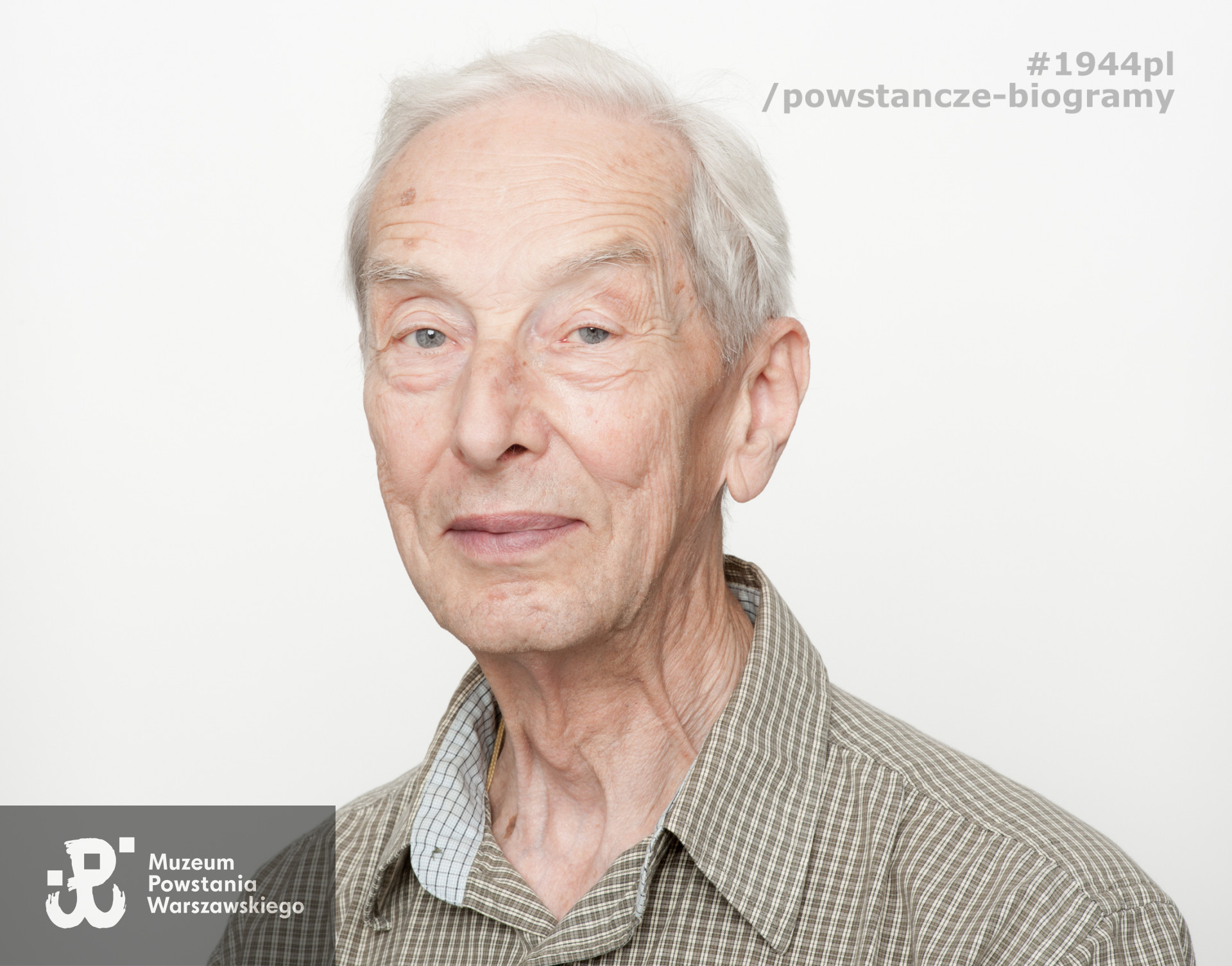 Zdjęcie z serii portretów Powstańców Warszawskich wykonanych w ramach projektu "1944/70/2014" realizowanego przez grupę WWPHOTO dla uczczenia 70. rocznicy wybuchu Powstania Warszawskiego. Muzeum Powstania Warszawskiego, 22.07-04.08 2013.