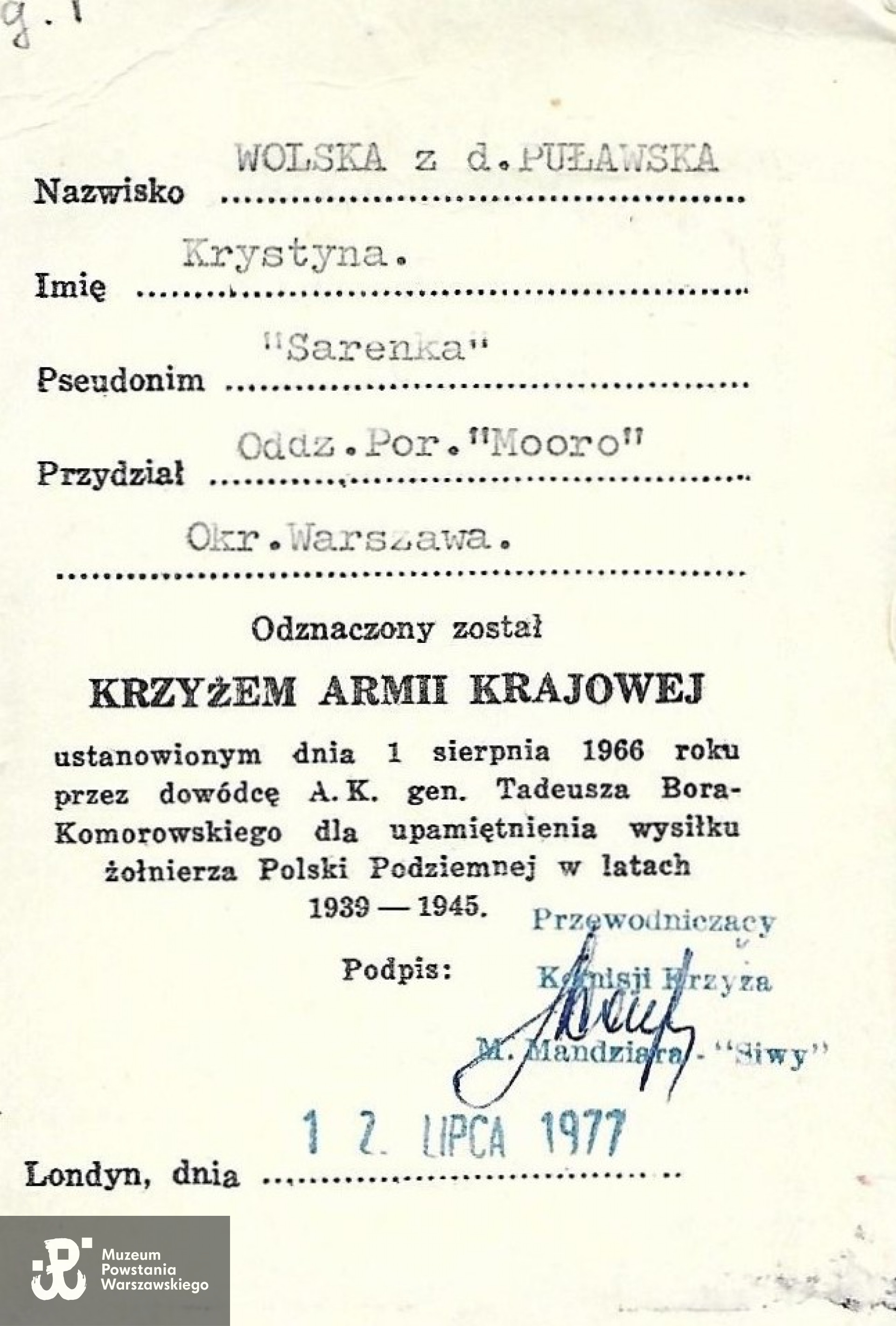 Z archiwum rodzinnego udostępniła Iwona Ewa Kirejczyk 