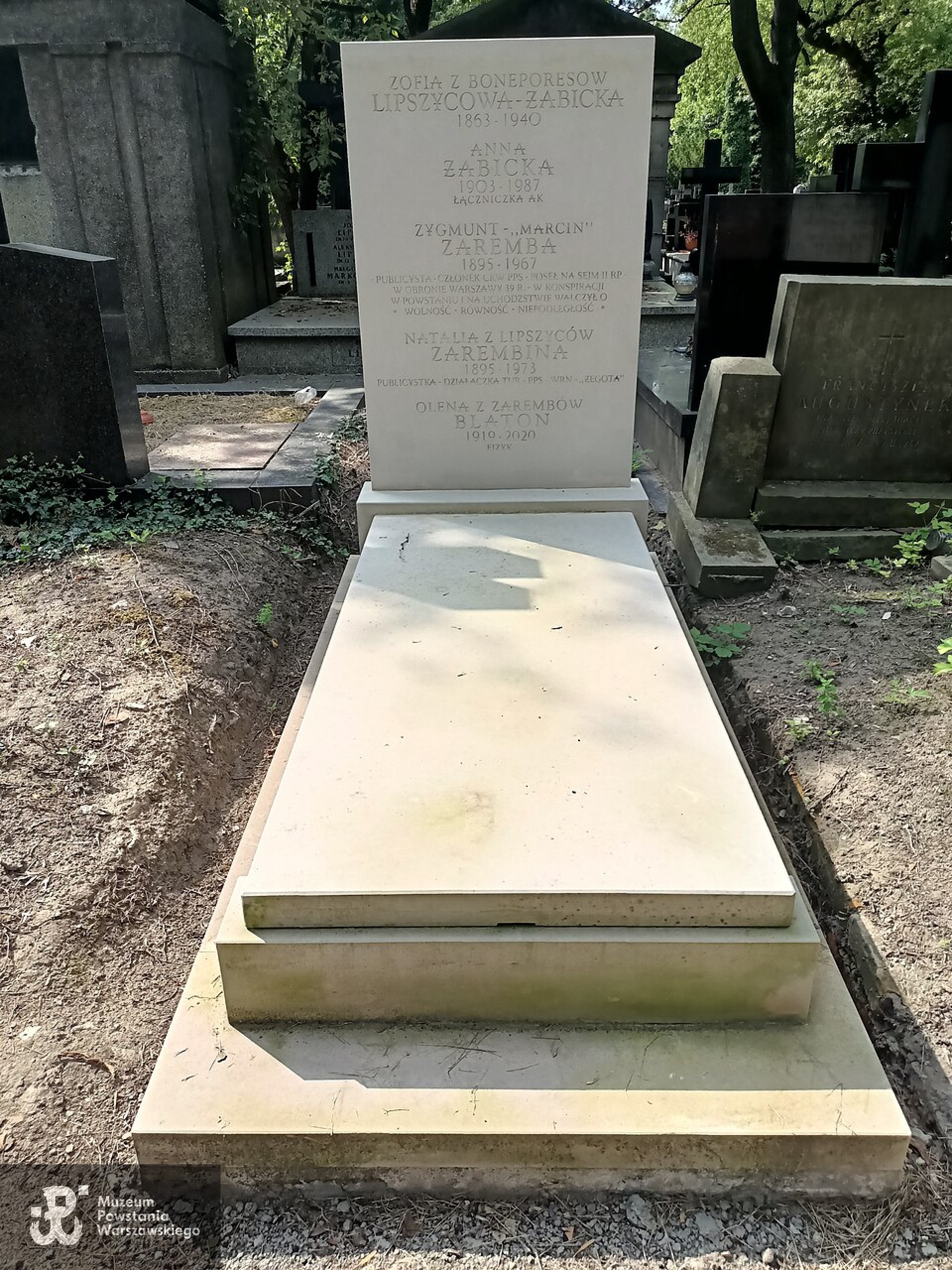 Cmentarz Powązkowski w Warszawie (Stare Powązki), kwatera  139, rząd 3, miejsce 26, stan obecny