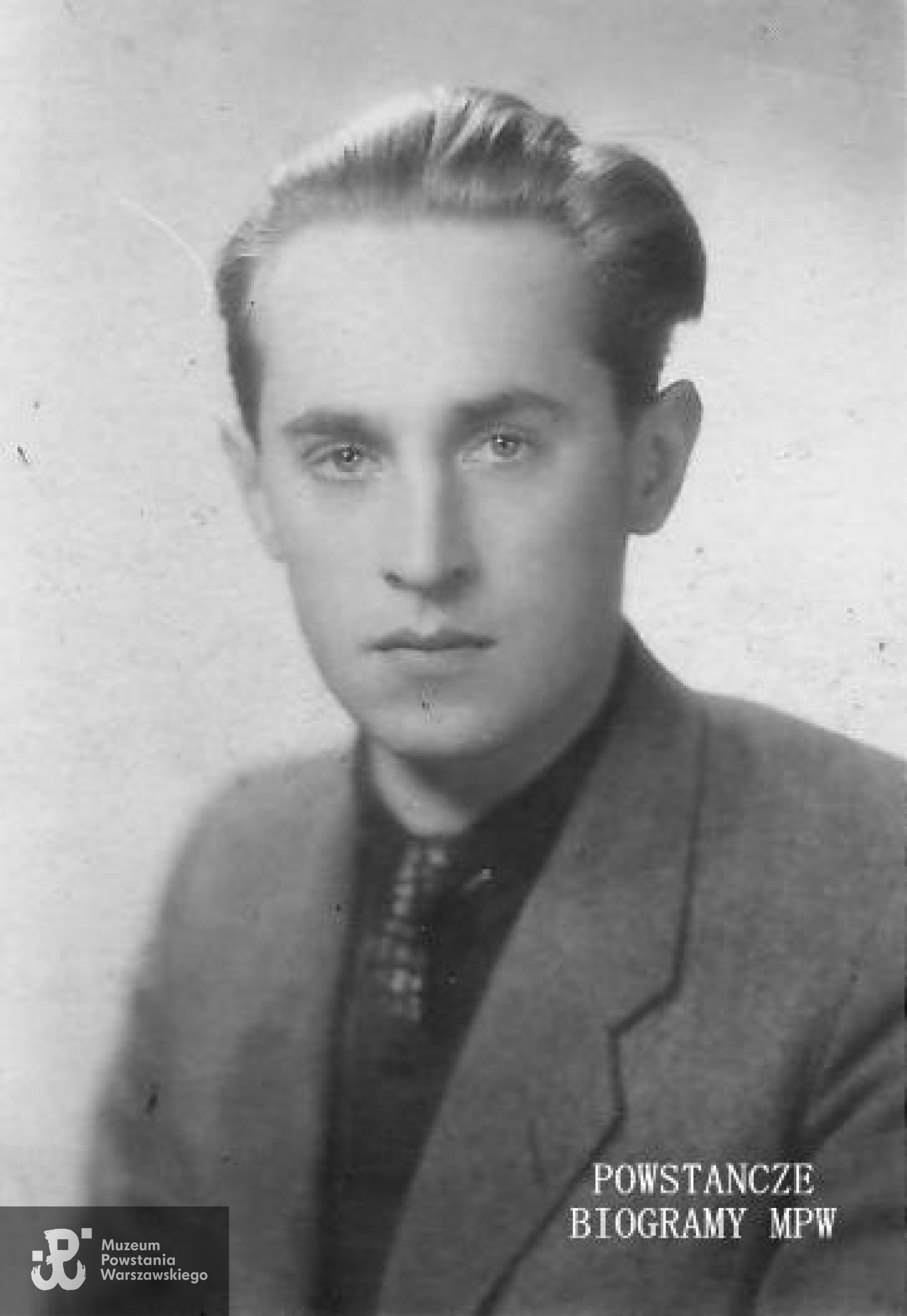 Jerzy Turski "Rogala". Zdjęcie z okresu okupacji niemieckiej. Fot. z archiwum rodzinnego Niki Turskiej, udostępnione przez Marię Pajzderską.