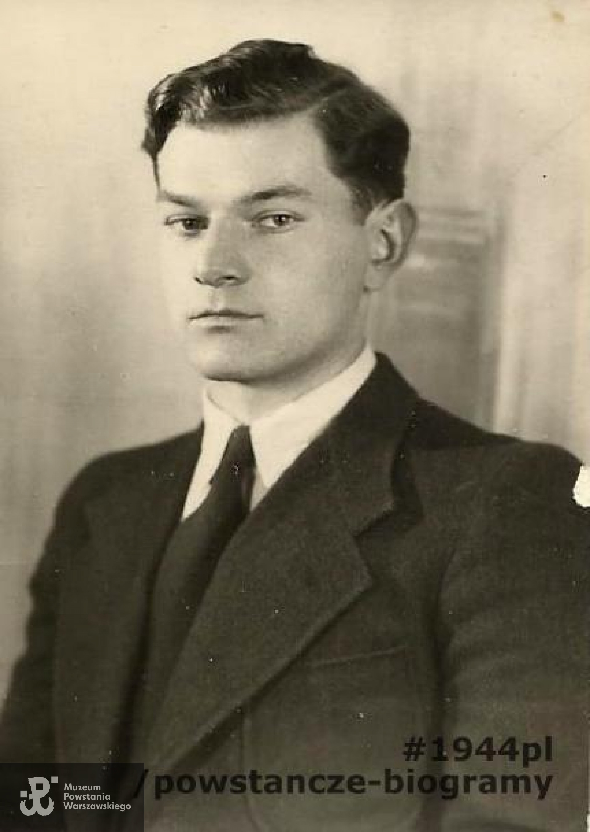 Józef Czubek "Młot" (1922-1944). Fot. ze zbiorów rodzinnych udostępnił p. Edward Ilczyszyn