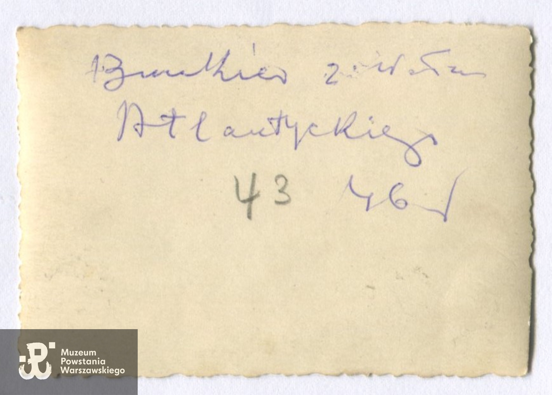 Fot. z archiwum rodzinnego p. Marii Elżbiety Dembek z d. Zapart, udostępnił syn, p. Roman Dembek