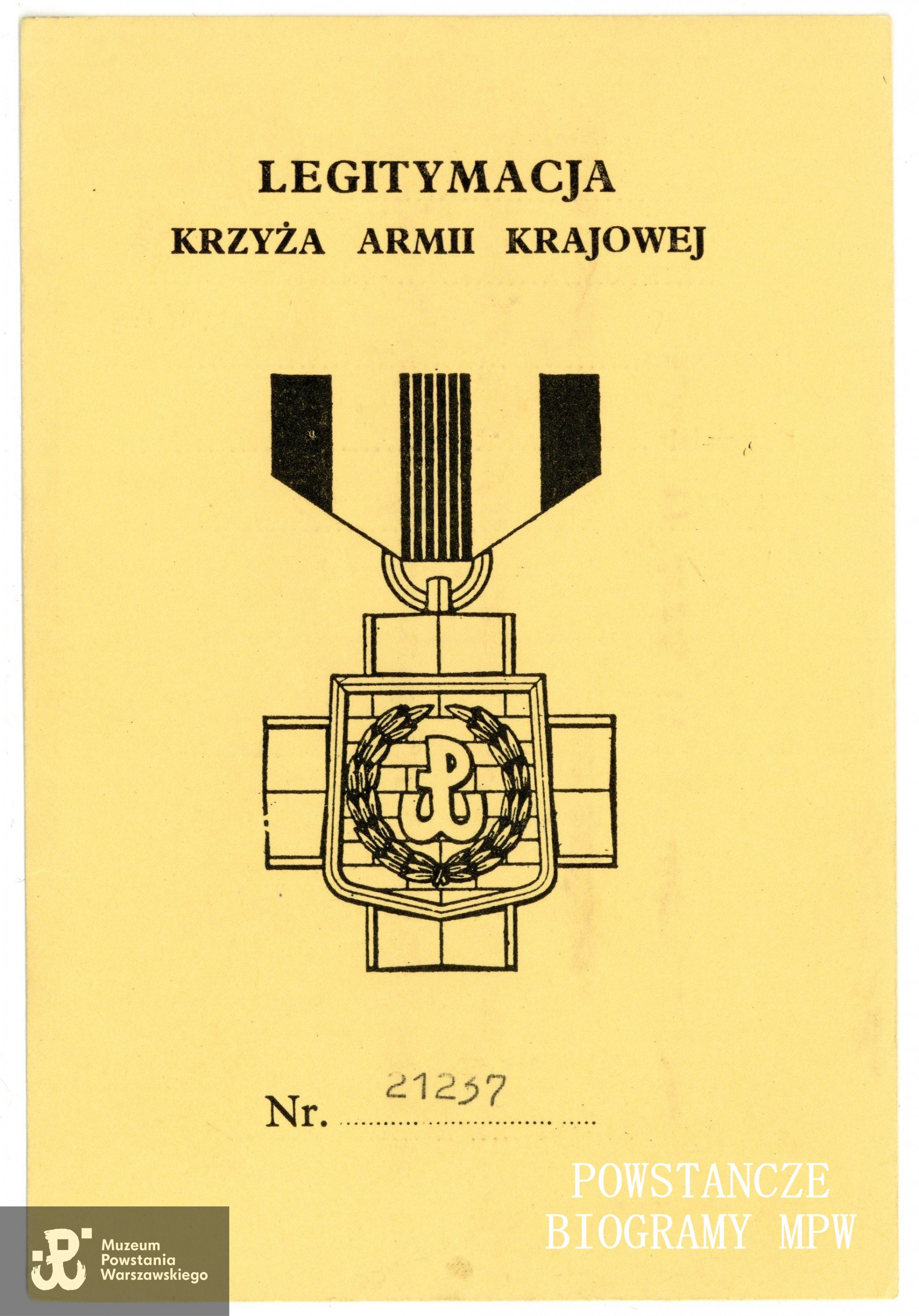 Ze zbiorów Muzeum Powstania Warszawskiego, sygn. P/8224