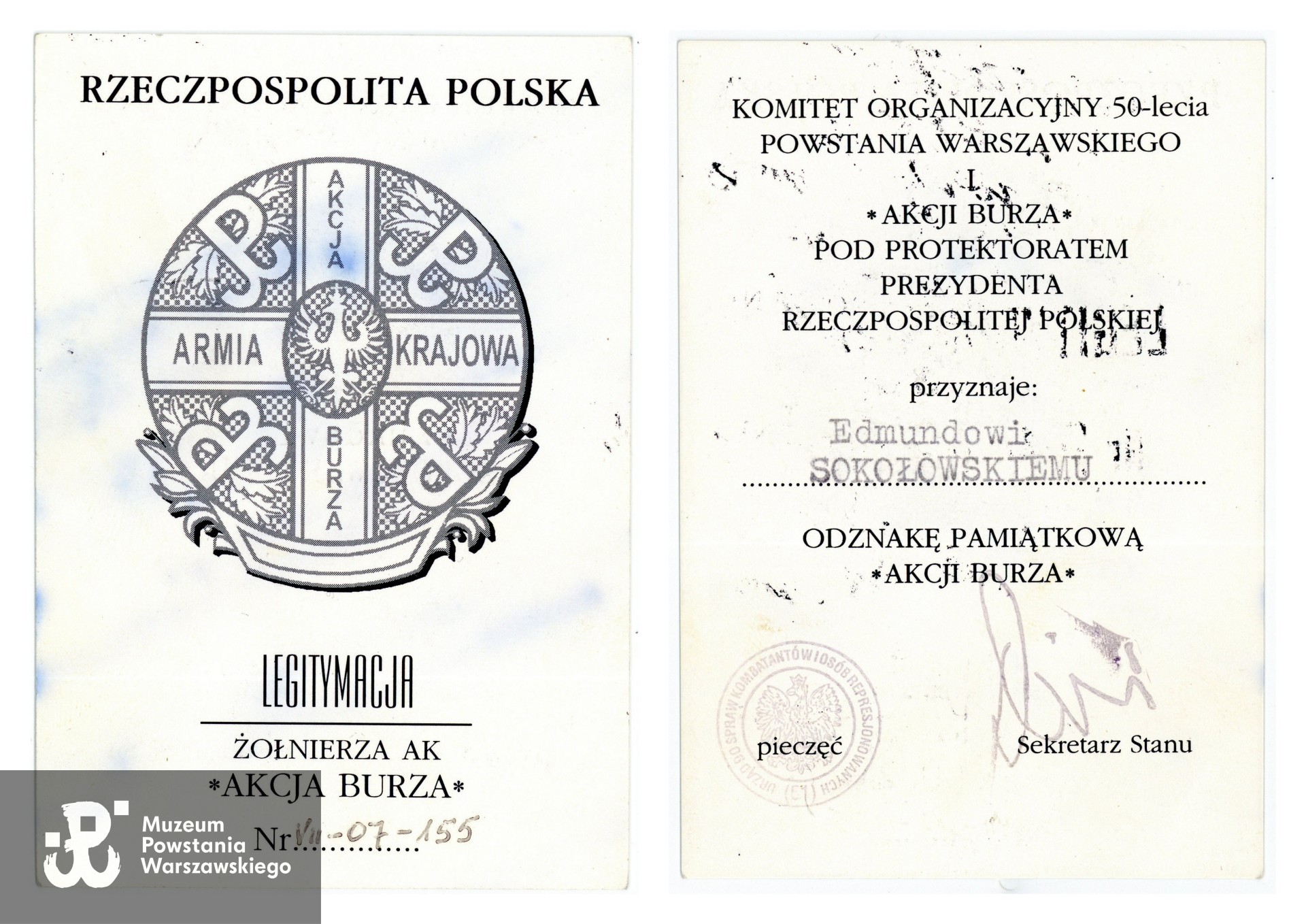 Ze zbiorów Muzeum Powstania Warszawskiego