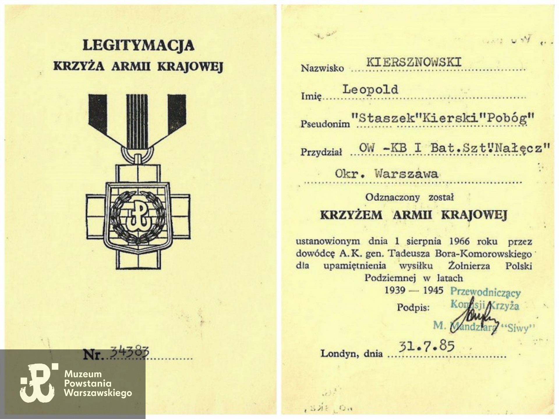 Z archiwum rodzinnego  Anny Kiersznowskiej.