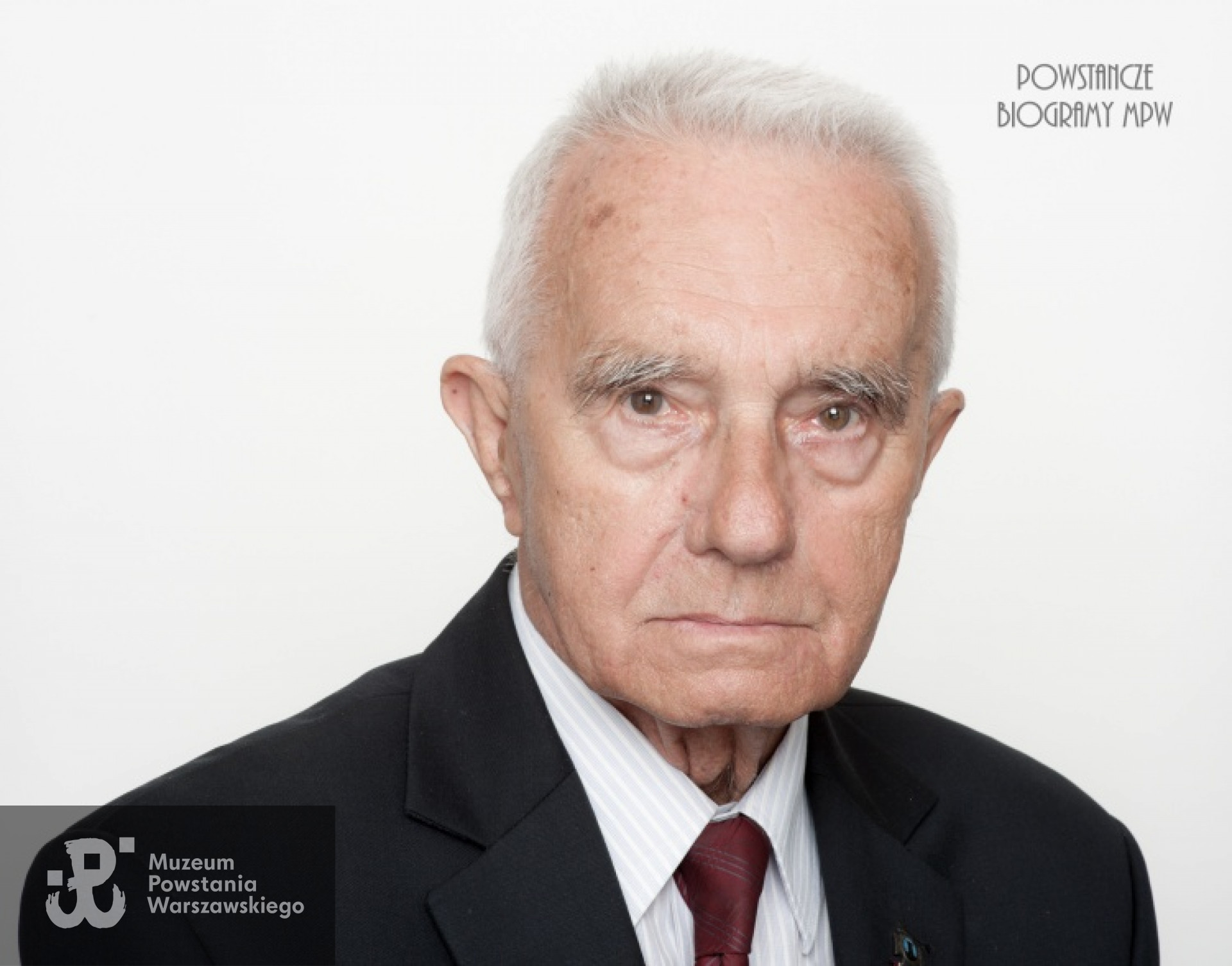 Zdjęcie z serii portretów Powstańców Warszawskich wykonanych w ramach projektu "1944/70/2014" realizowanego przez grupę WWPHOTO dla uczczenia 70 rocznicy wybuchu Powstania Warszawskiego. Muzeum Powstania Warszawskiego, 22.07-04.08 2013.