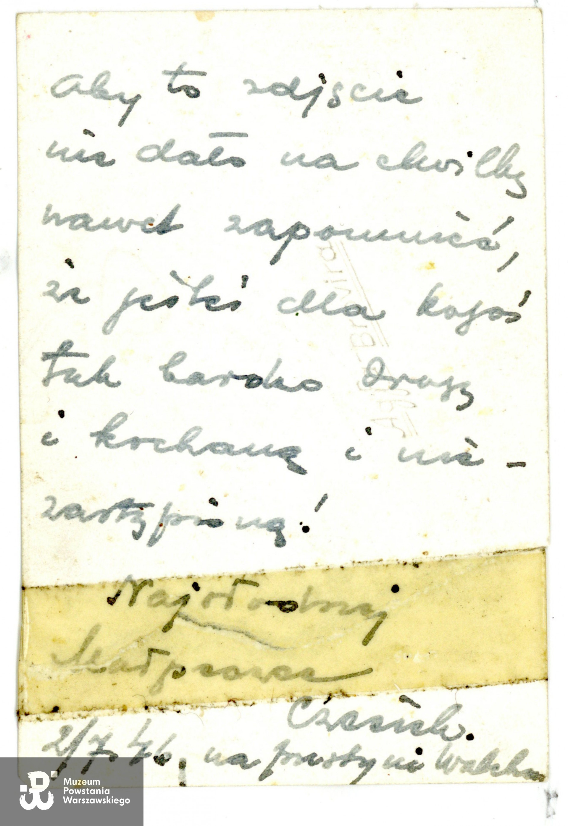 Fot. ze zbiorów rodzinnych p. Janusza Kwaśniewskiego, syna Powstańca. Skany wykonano w Muzeum Powstania Warszawskiego, 05/2023