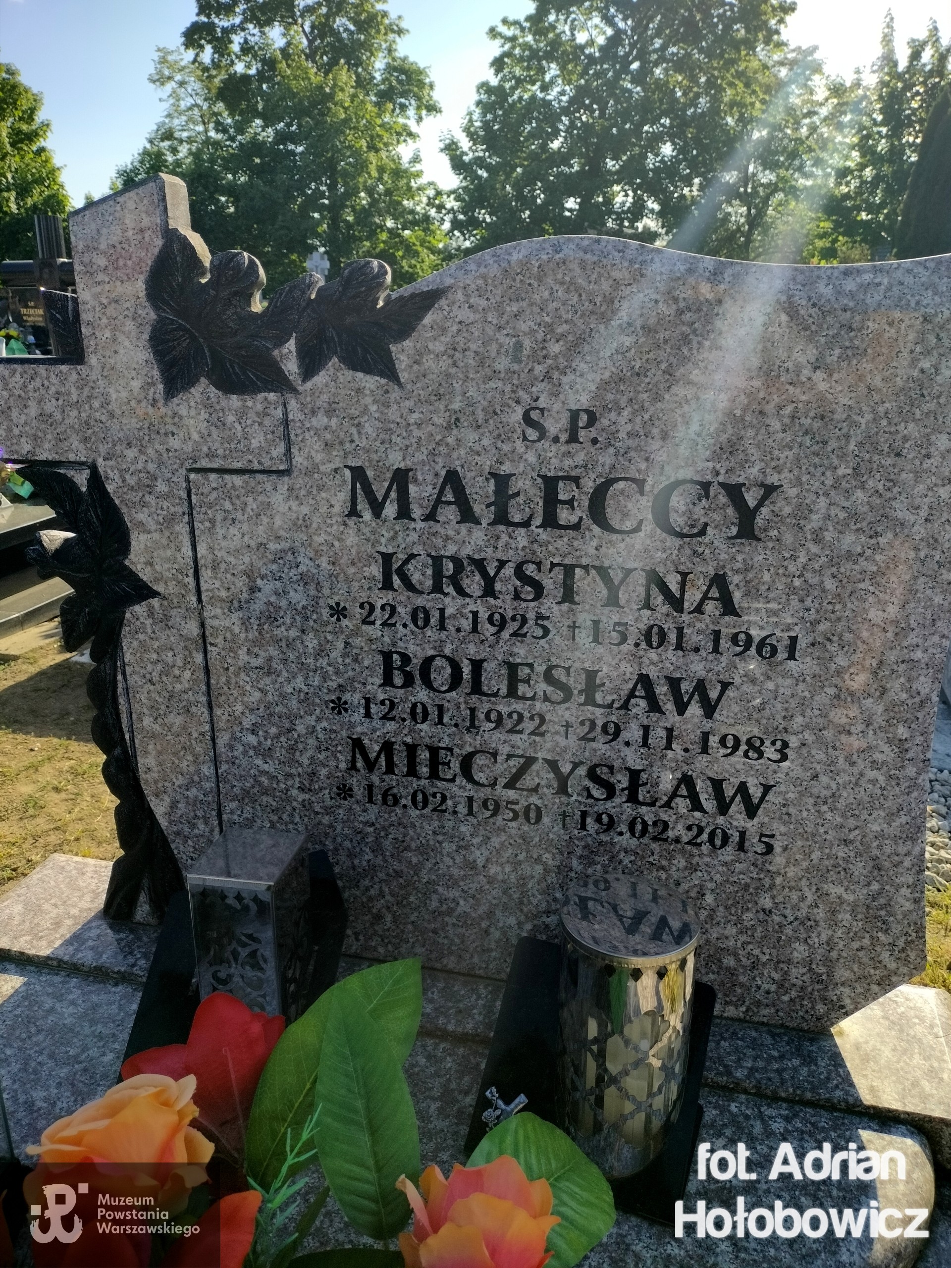 Cmentarz Komunalny  w Bytomiu Odrzańskim woj. lubuskie, sektor 3A, rząd 3, grób 79. Fot. wykonał i udostępnił  Muzeum p. Adrian Hołobowicz