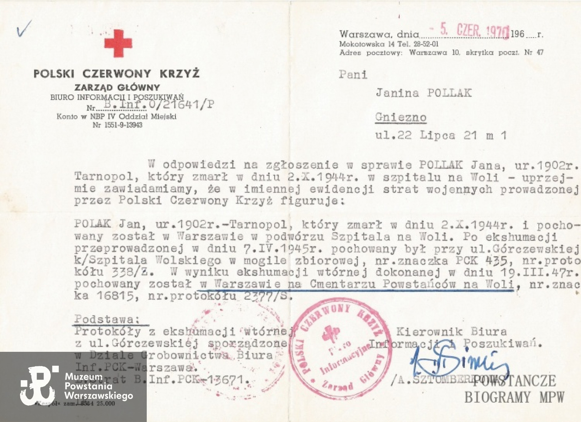 Z archiwum rodzinnego Teresy, Kazimierza i Jana Pollaków. Udostępnił Piotr Blak <i> Spadkobiercy żołnierzy Kompanii "Koszta"</i>