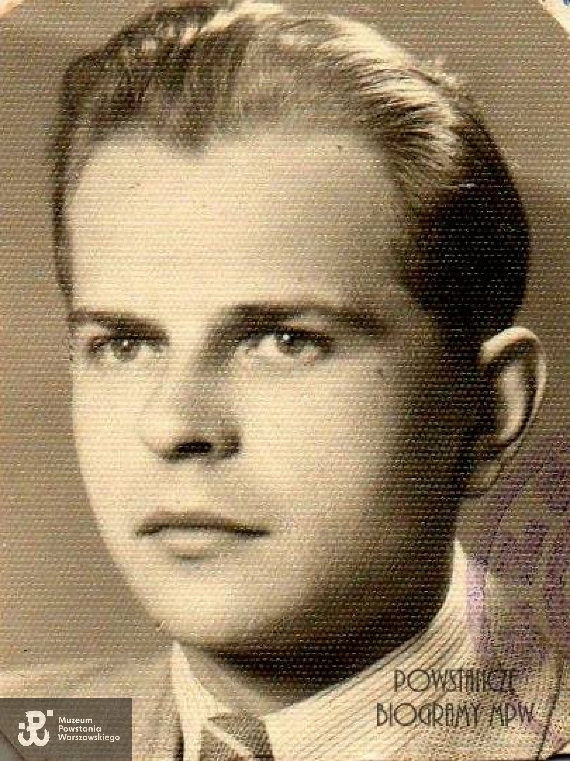 kpr. Janusz Makowski ps. "Janusz" "Makus" (1925-2000). Fot. z archiwum rodzinnego córki