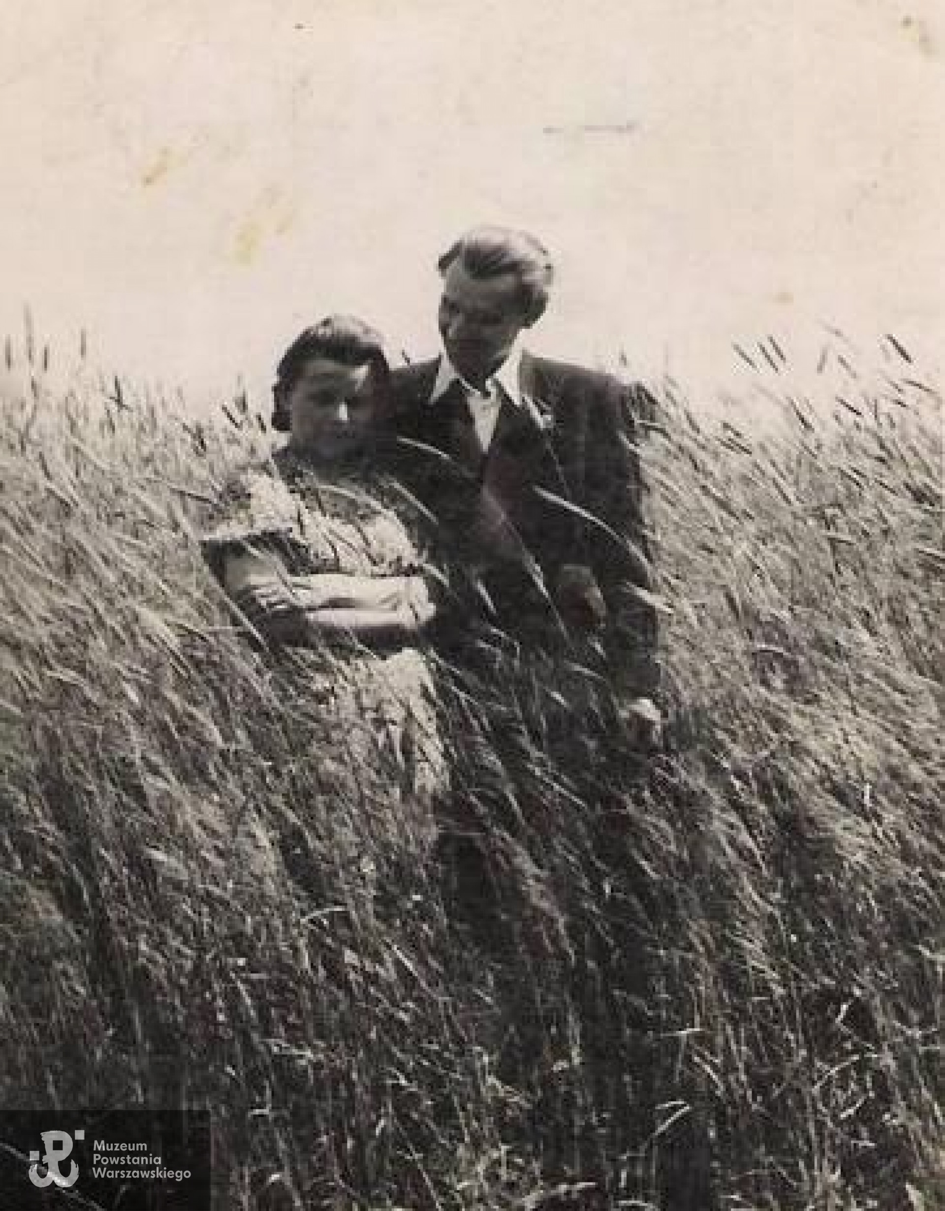 Z żoną Janiną Mirecką z d. Kurowską. Fot. archiwum rodzinne.