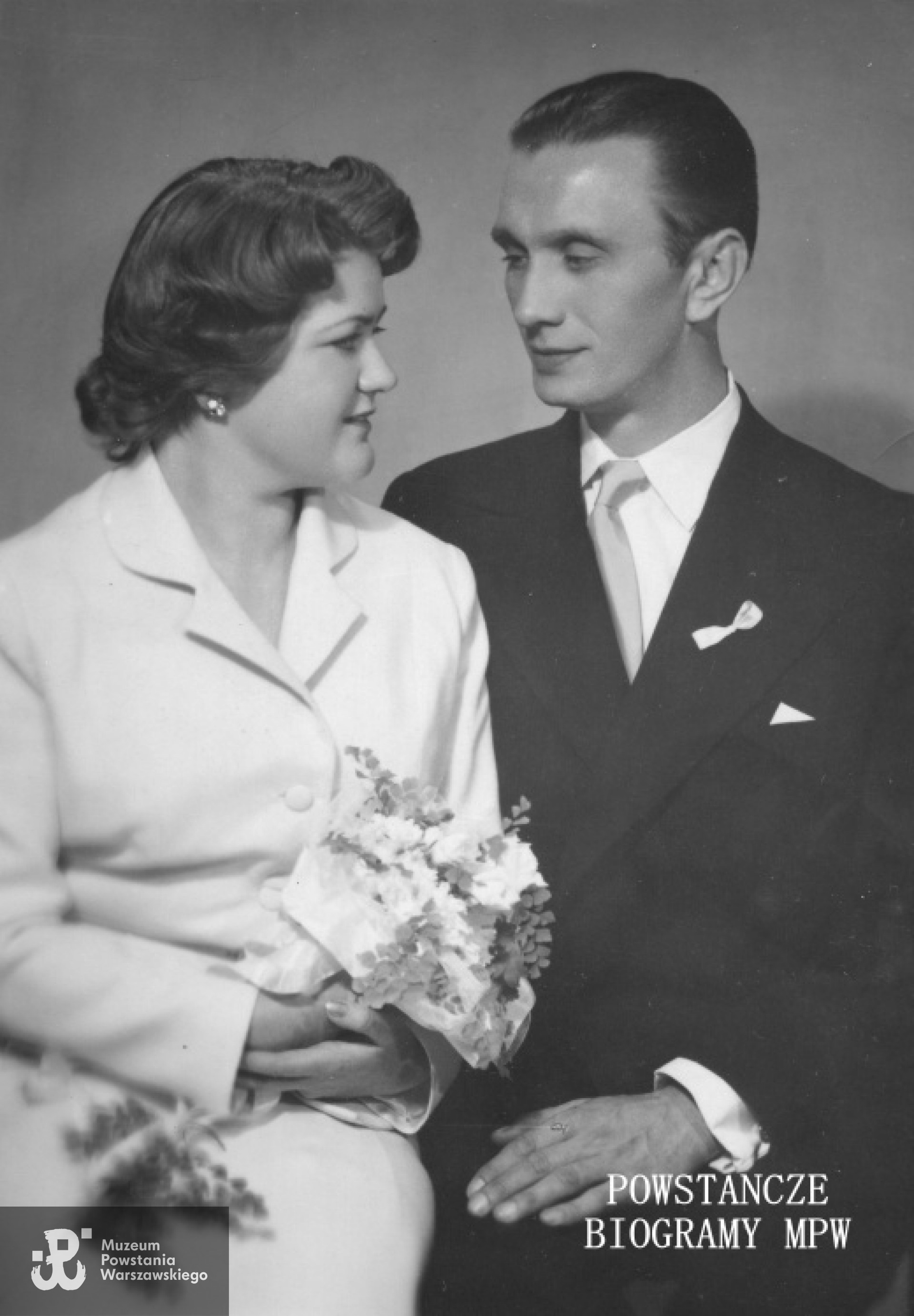 Z mężem Władysławem Osiakiem ps. "Pasta". Fot. archiwum rodzinne