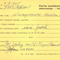  Polski Czerwony Krzyż - kartoteka 