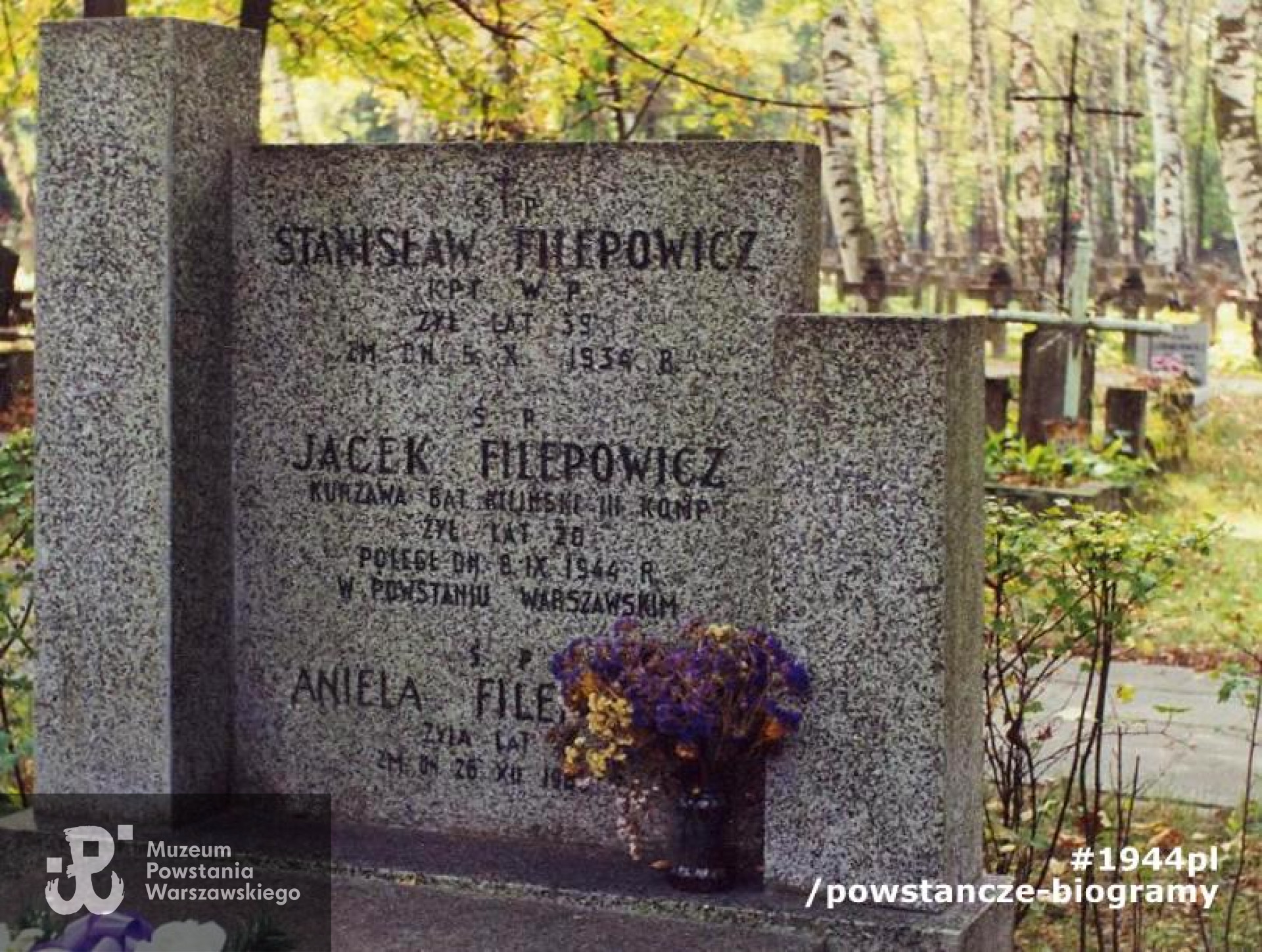 Fot. materiały do Słownika Uczestników PW - materiały A. Dławichowskiego, kwerenda Powązki Wojskowe