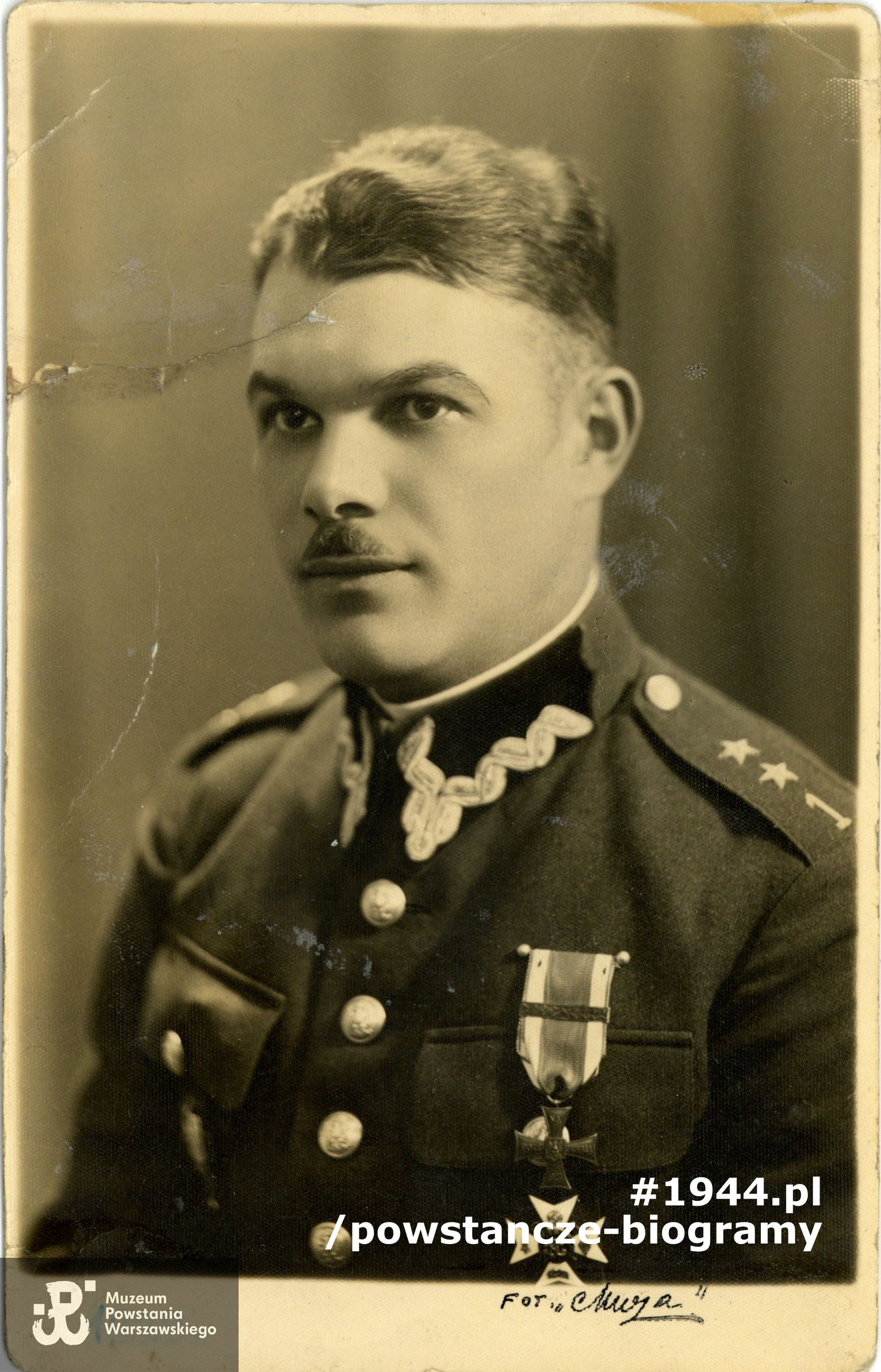 Maksymilian Antoni Ziembiński ps. "Kobus" (1899-1985). Fot. z archiwum rodzinnego córki, p. Małgorzaty Pasek z domu Ziembińskiej
