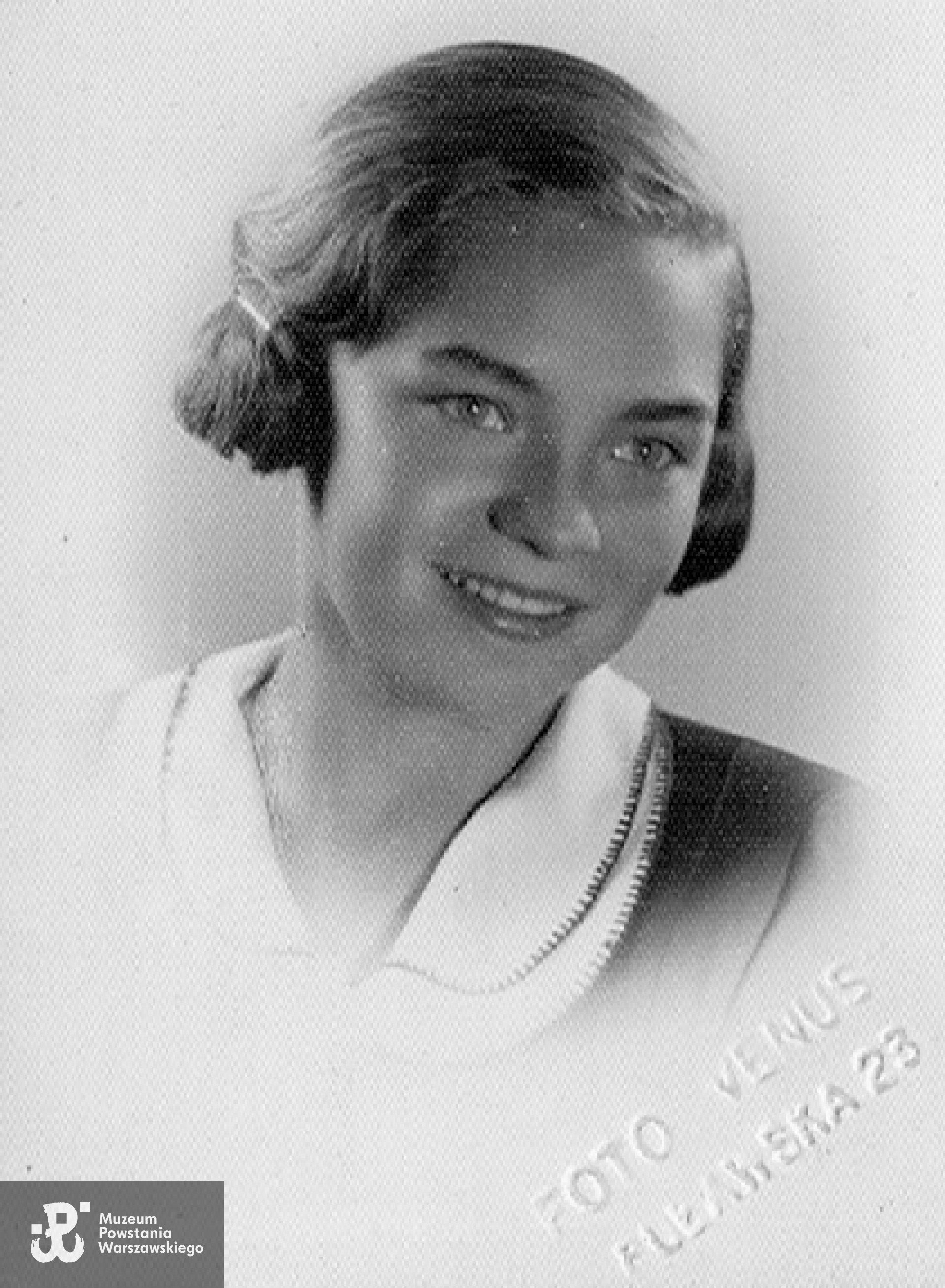Halina Wolfram - 1935 rok. Zdjęcie : Jakub Kozal - archiwum rodzinne