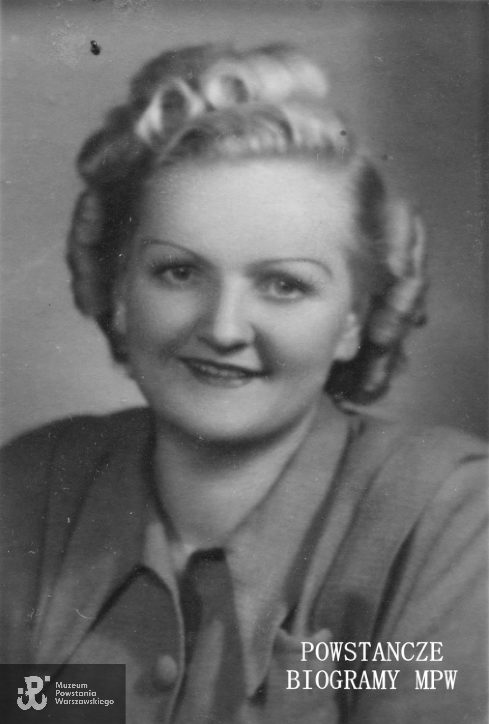 Halina Mazur, po mężu Marciniak ps. "Danka" (1925-1992). Fot. z archiwum rodzinnego.