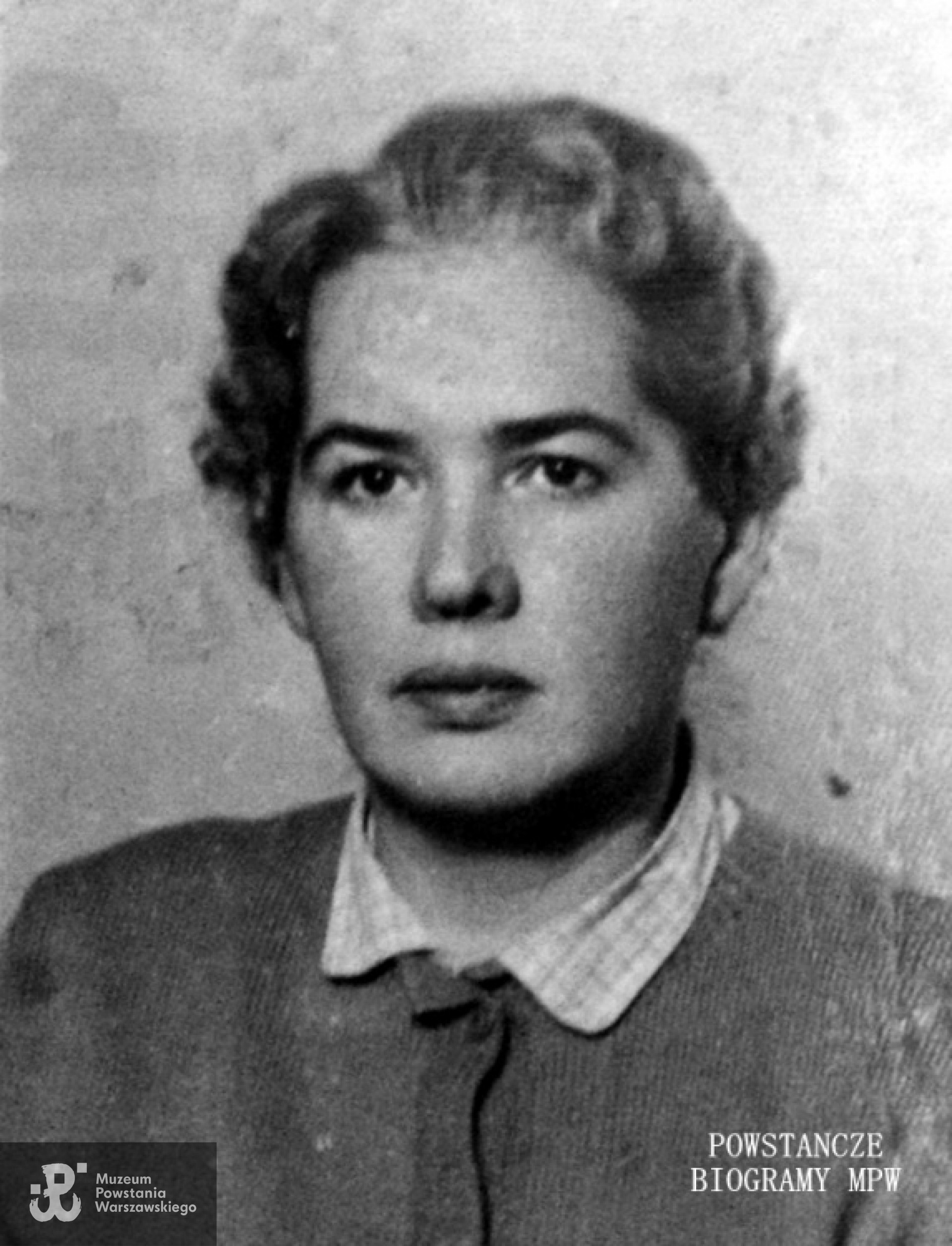 Zofia Chmyzowska ps. "Barbara" (1914-1986). Fot. archiwum rodzinne