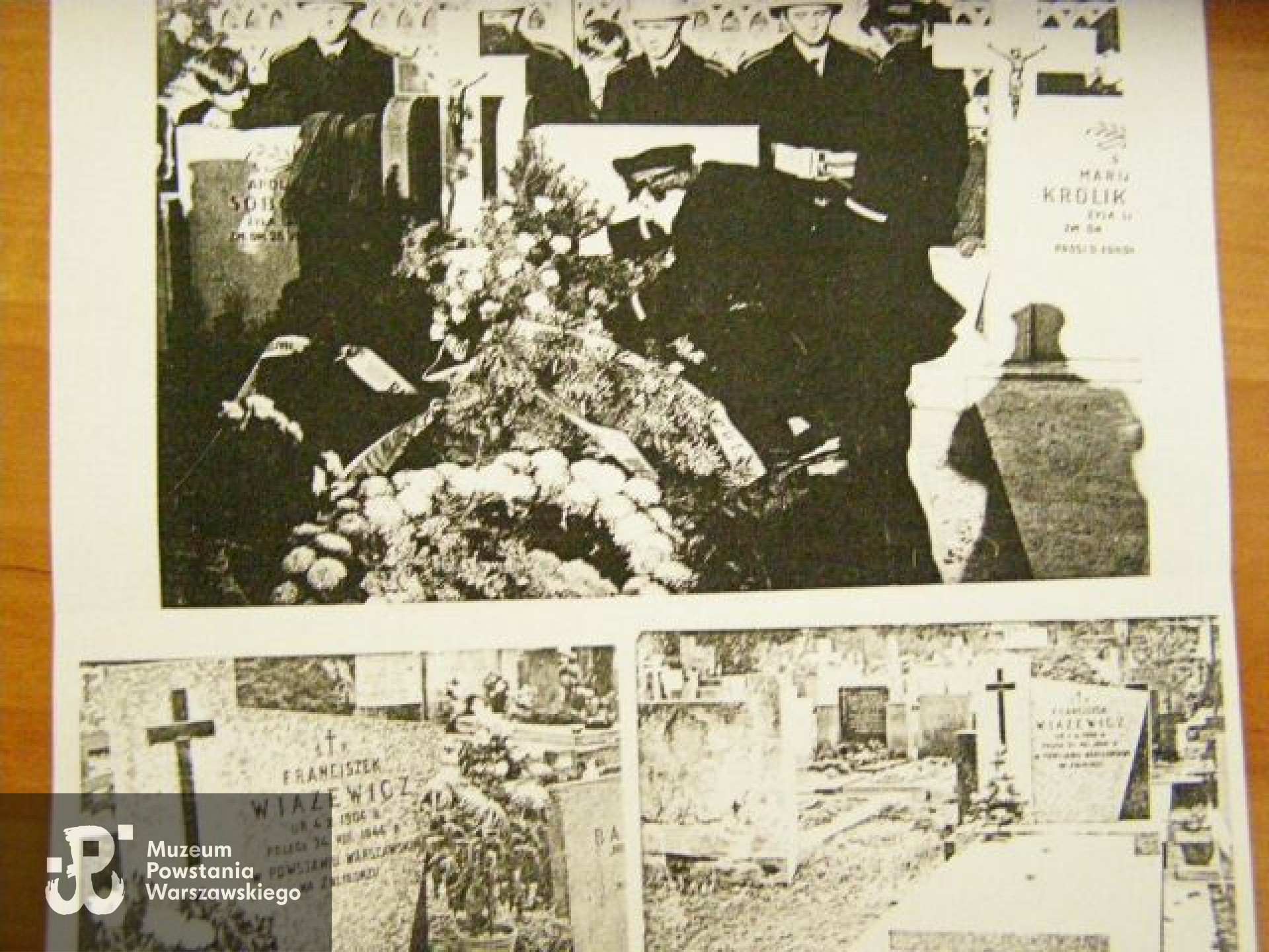 Cmentarz Wojskowy na Powązkach, kw. A-25, rząd 16, grób 8, miejsce pochowania Henryka Miniewskiego i Franciszka Wiazewicza (Wiażewicza). Fot. udostępnił p. Zbigniew Miniewski.