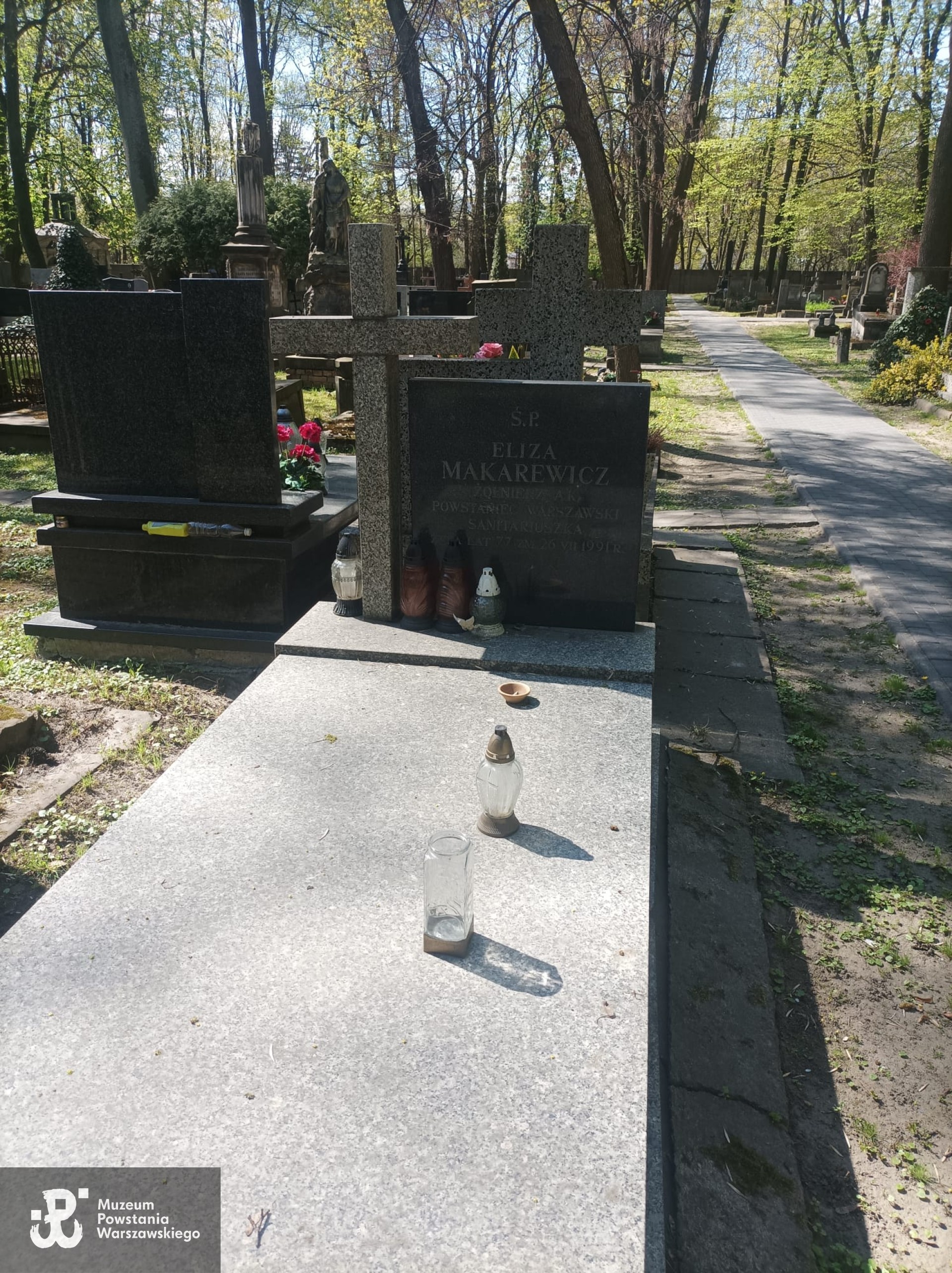 Mogiła Elizy Makarewicz na Cmentarzu Prawosławnym w Warszawie. Fot. udostępnił dr Krzysztof Żabierek