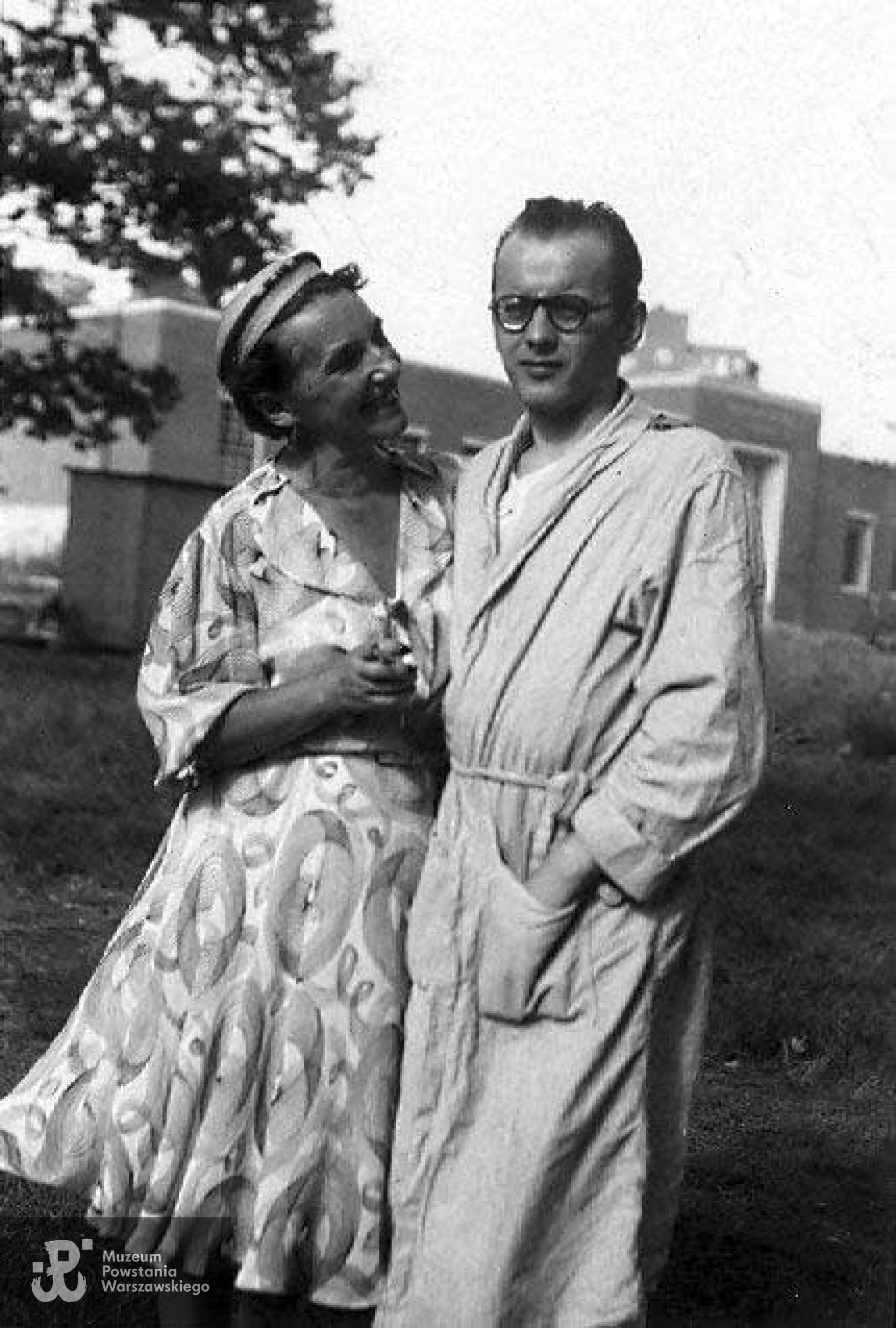 Zofia z Kamlerów Klepacz z Marianem Dzwonkowskim - New York 1957