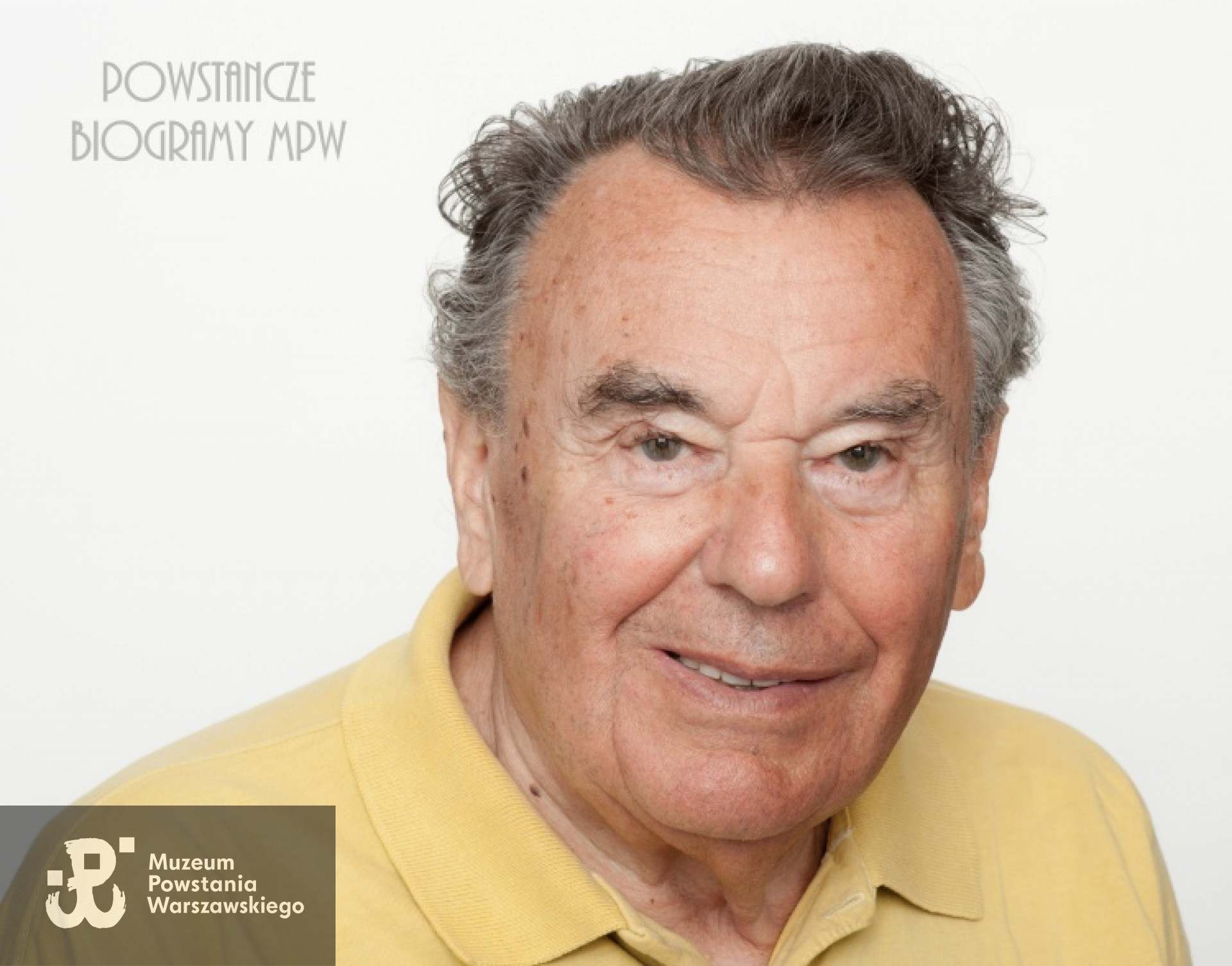 Roman Garbaczewski. Zdjęcie z serii portretów Powstańców Warszawskich w ramach projektu "1944/70/2014" realizowanego przez grupę WWPHOTO dla uczczenia 70. rocznicy wybuchu Powstania Warszawskiego. Muzeum Powstania Warszawskiego, 22.07-04.08 2013.