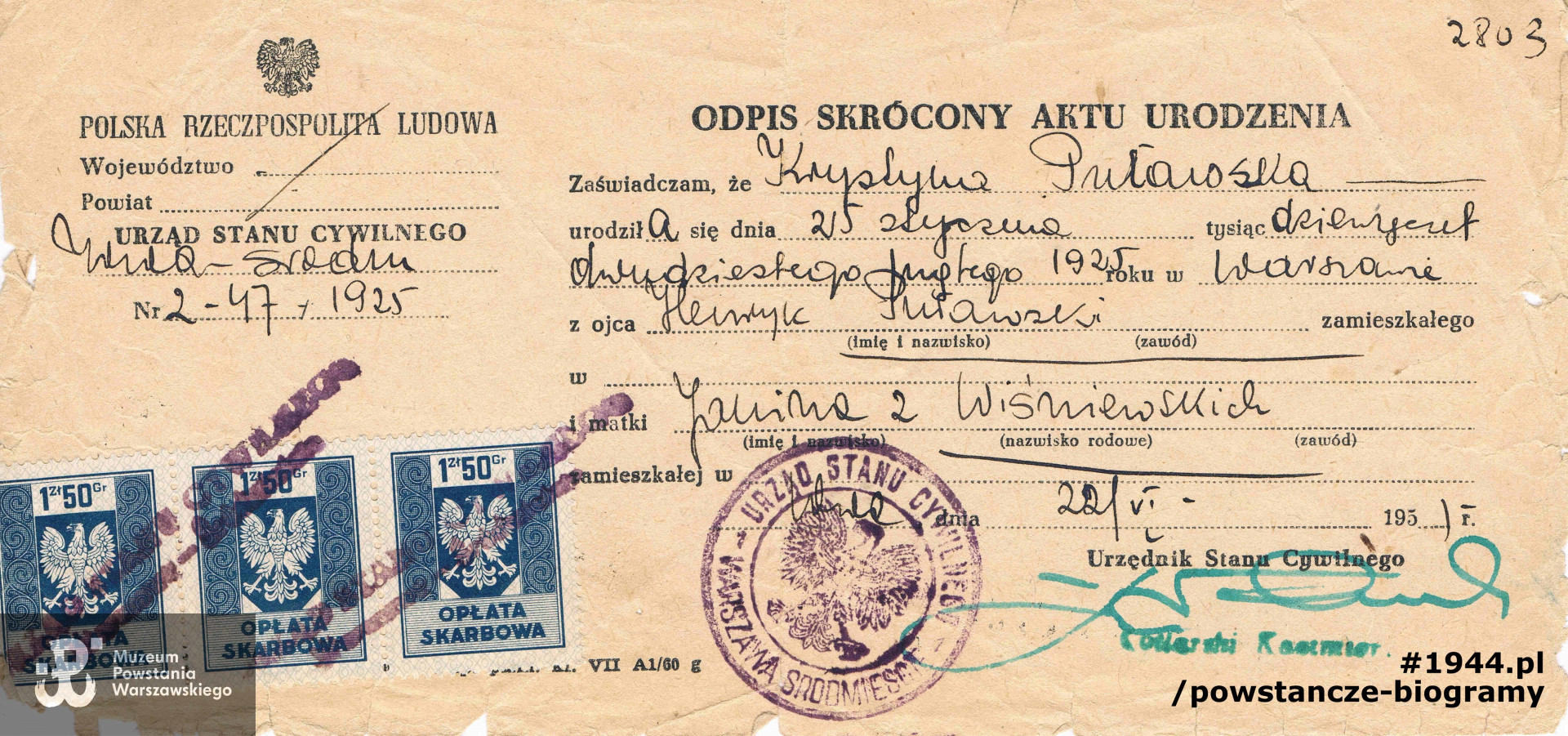 Z archiwum rodzinnego udostępniła Iwona Ewa Kirejczyk 