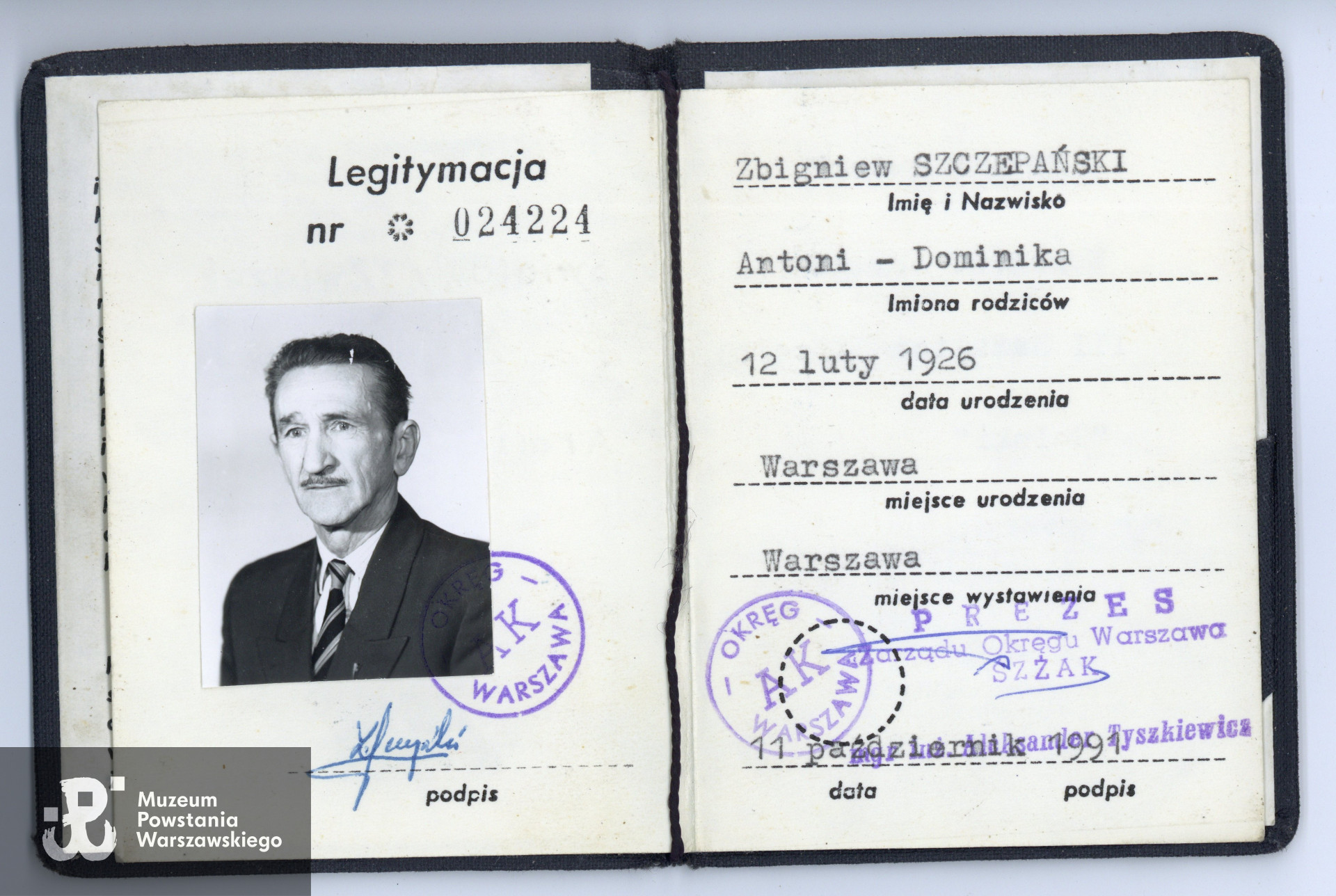 Ze zbiorów Muzeum Powstania Warszawskiego, sygn. P/8940/17 - dar p. Leszka Antoniego Szczepańskiego