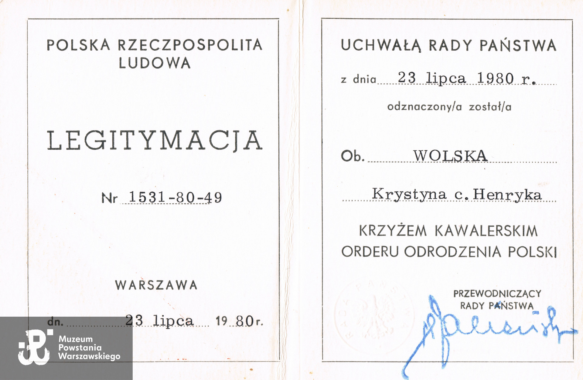 Z archiwum rodzinnego udostępniła Iwona Ewa Kirejczyk 