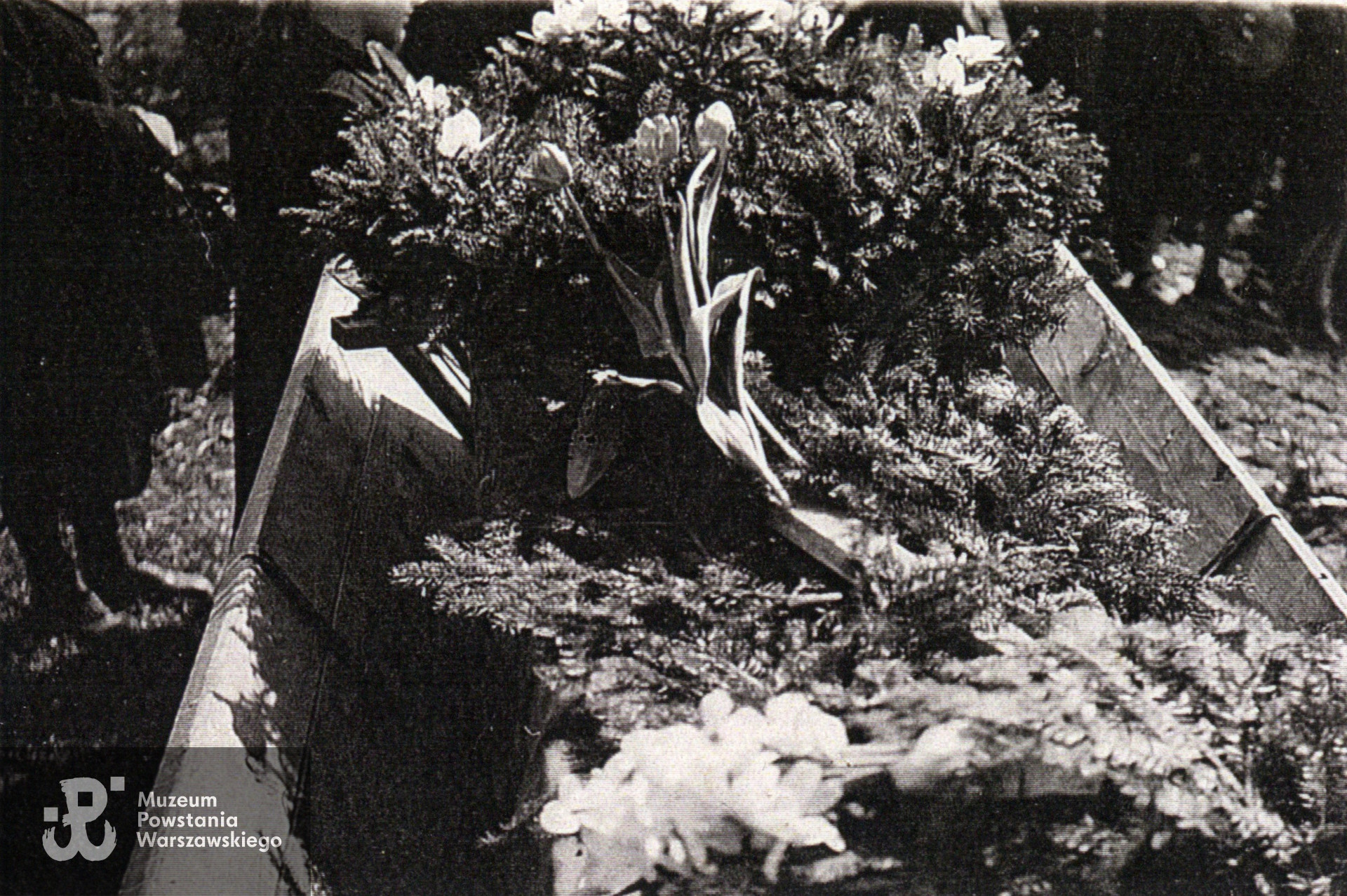 Uroczysty pogrzeb Franciszka w kwietniu 1945 r. Ze zbiorów Muzeum Powstania Warszawskiego, sygn. P/7895, dar Marii Zahorskiej z domu Karpińskiej