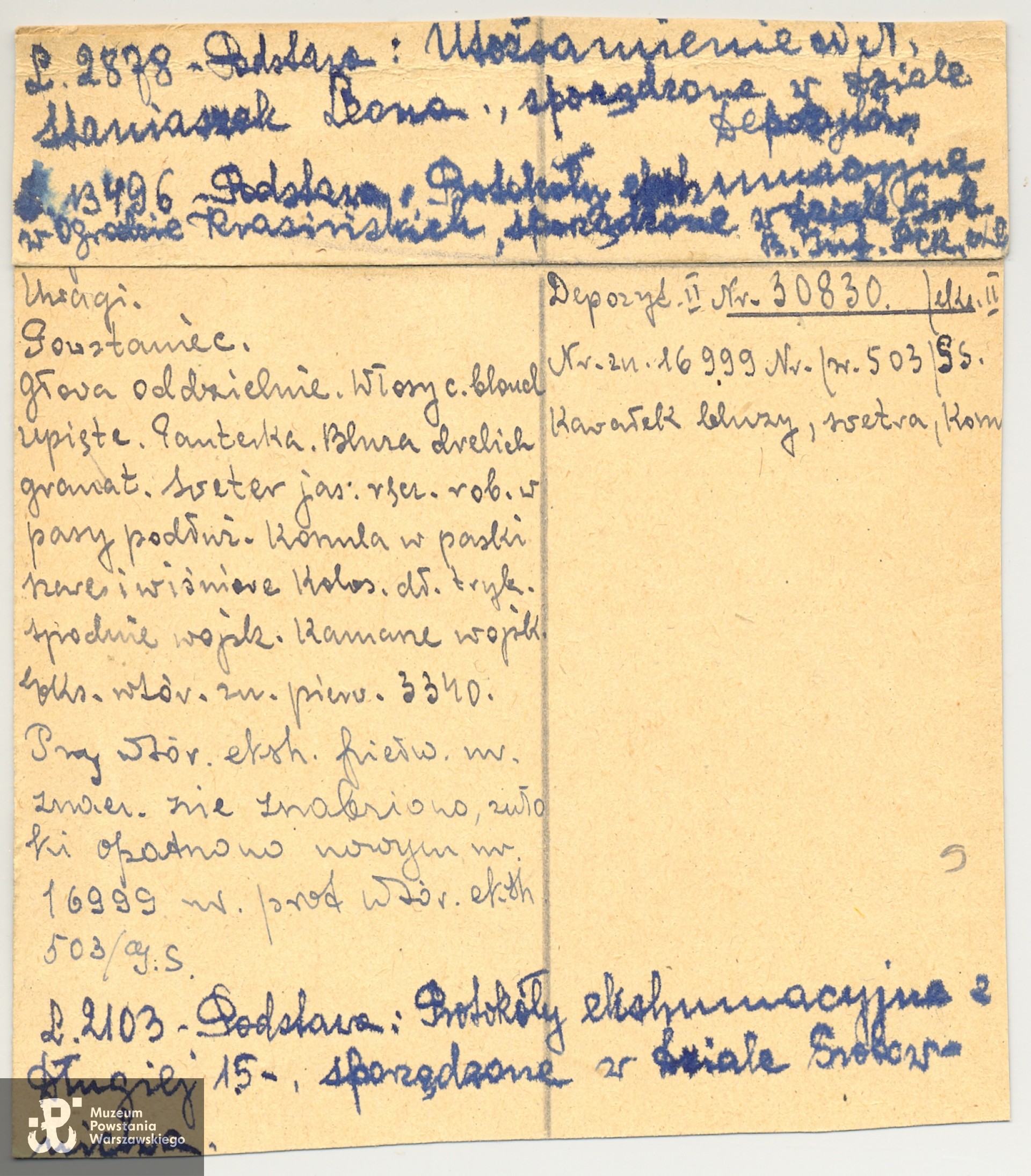 Polski Czerwony Krzyż - kartoteka