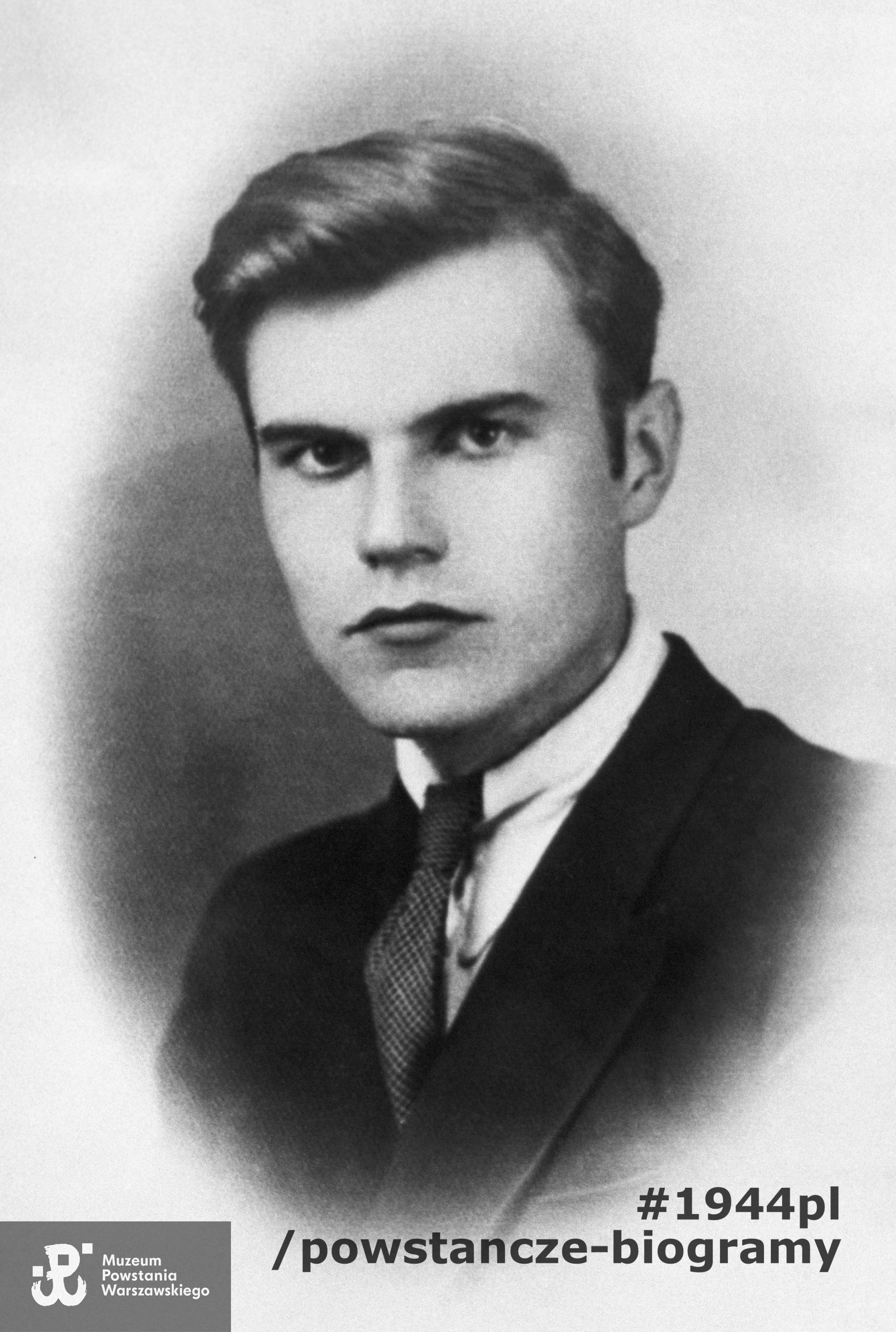 st. strz. Mieczysław Roszkowski „Czarny” (1922-1963). Fot. ze zbiorów Muzeum Powstania Warszawskiego - batalion „Zośka"