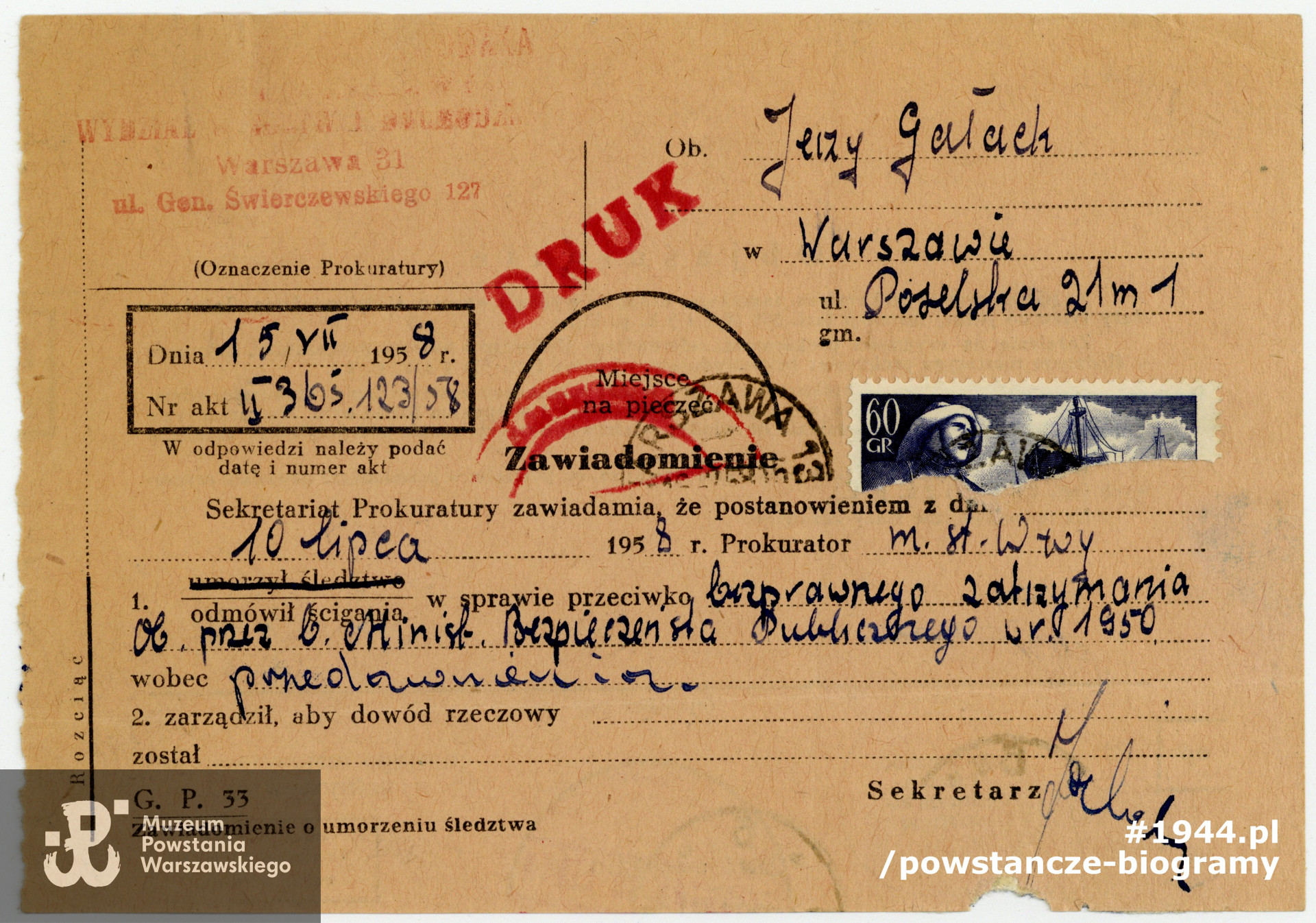 Ze zbiorów Muzeum Powstania Warszawskiego, sygn. P/8627/16