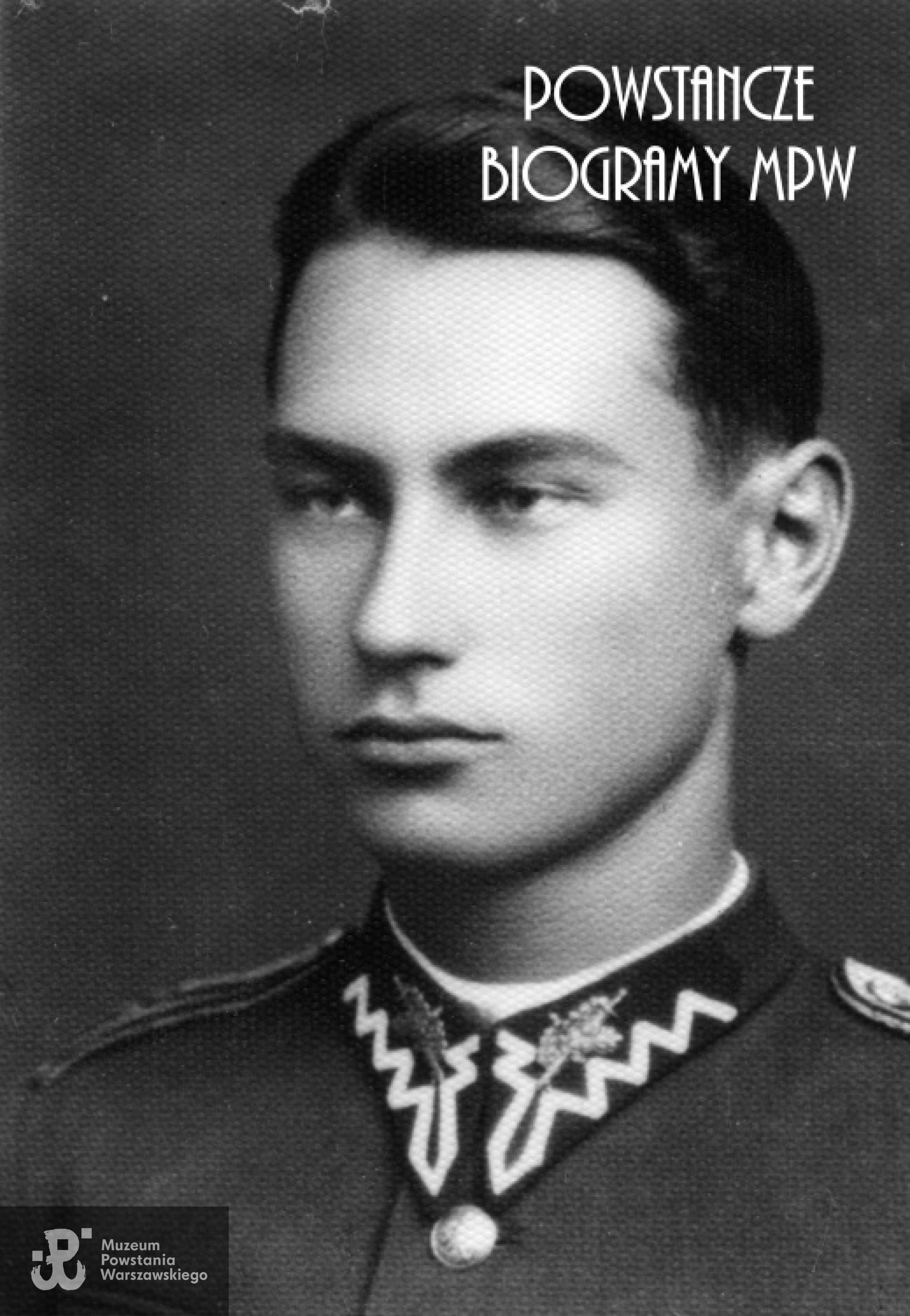 ppor. Mieczysław Ejsmont (ew. Ejsymont). Fotografia portretowa ze zbiorów Muzeum Powstania Warszawskiego, sygn. MPW-IP/5807