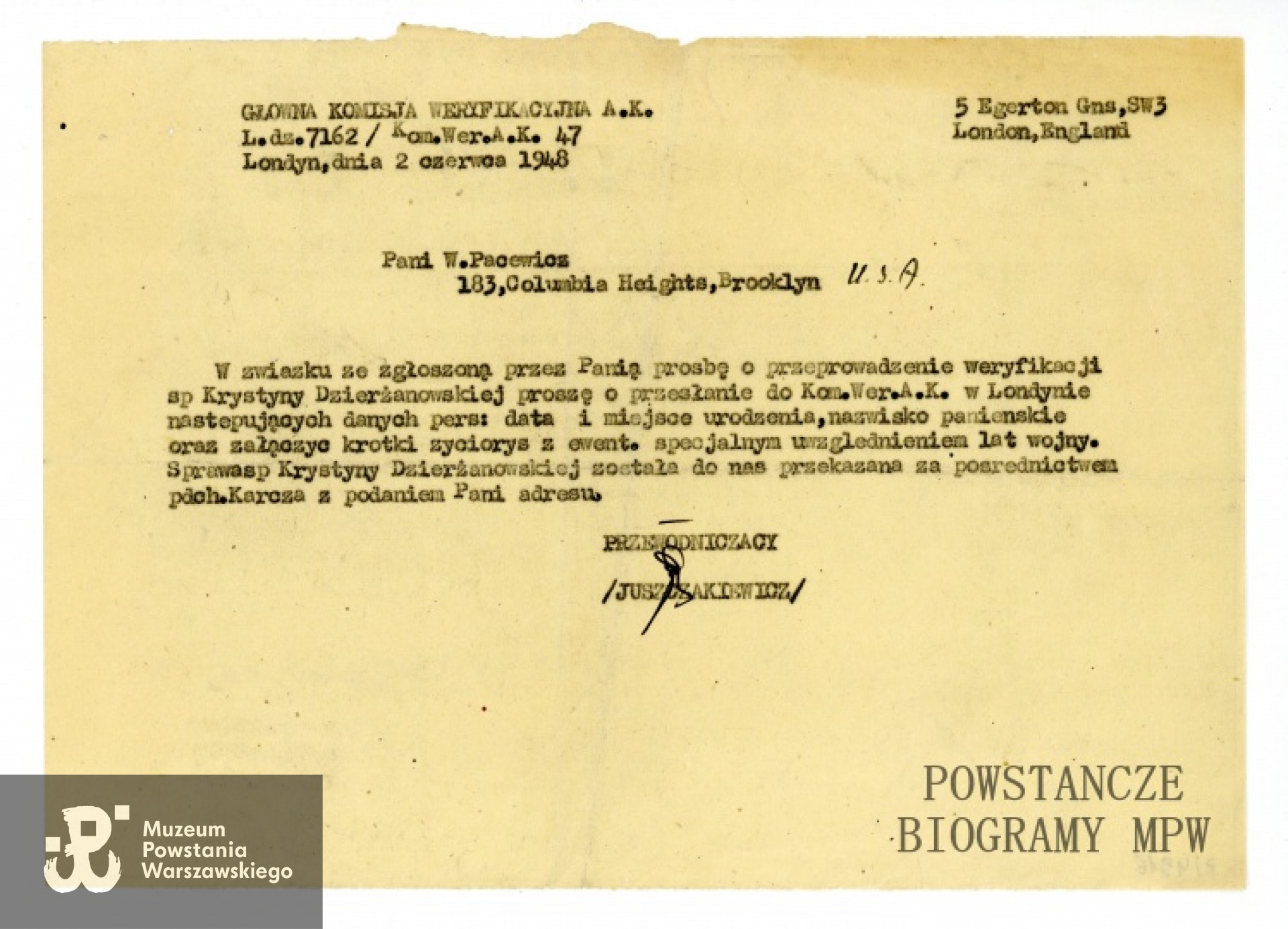 Ze zbiorów Muzeum Powstania Warszawskiego, sygn. P/4916