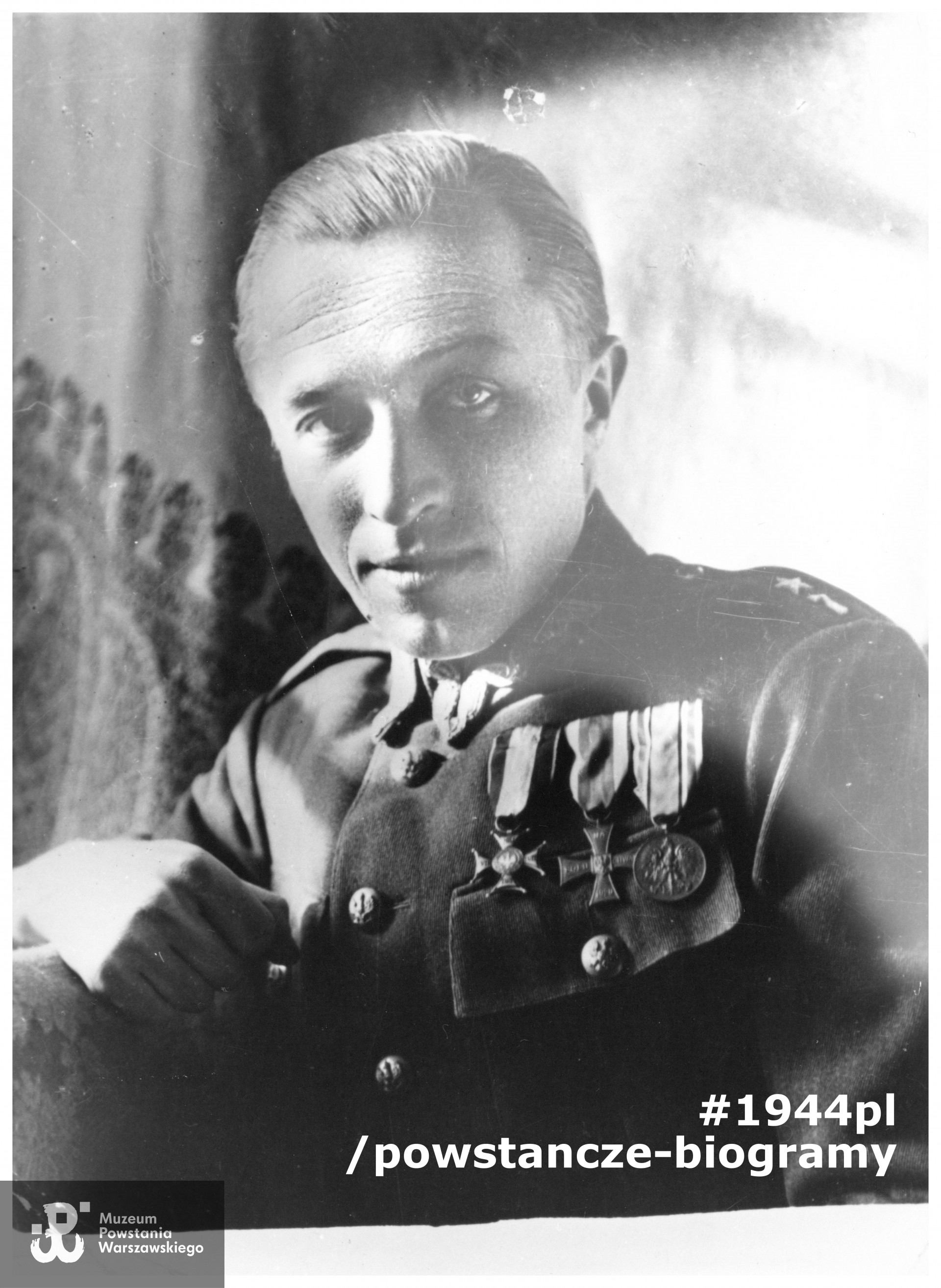 Kpt. inż. Stefan Antoni Dembiński "Andrzej", "Antoni", "Zaklika" (1901-1974). Na zdjęciu w roku 1935. Fot. ze zbiorów Muzeum Powstania Warszawskiego, sygn. P/6932