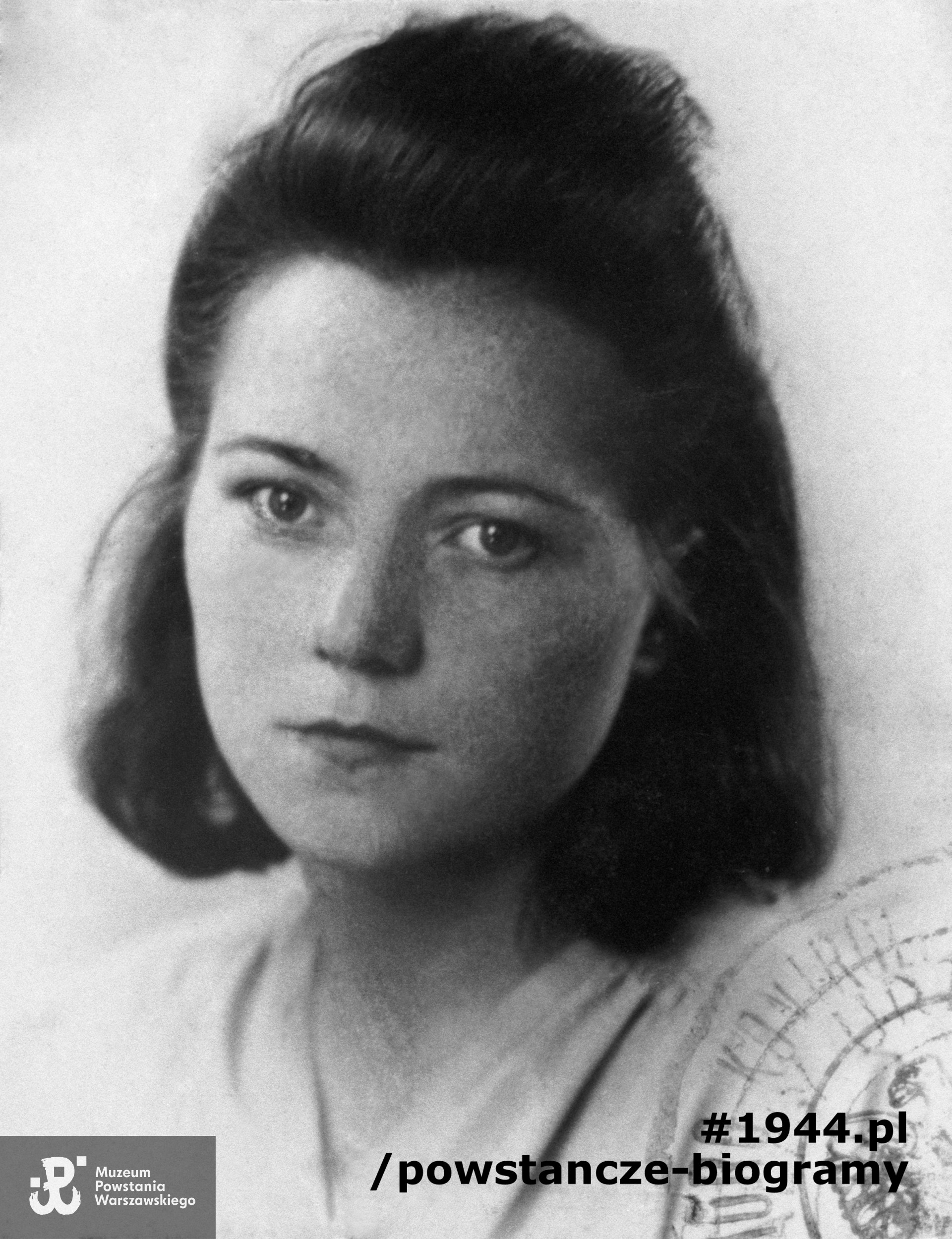 ppor. Maria Janina Całka "Wika" (1920-1979). Fot.  ze zbiorów Muzeum Powstania Warszawskiego - batalion "Zośka"