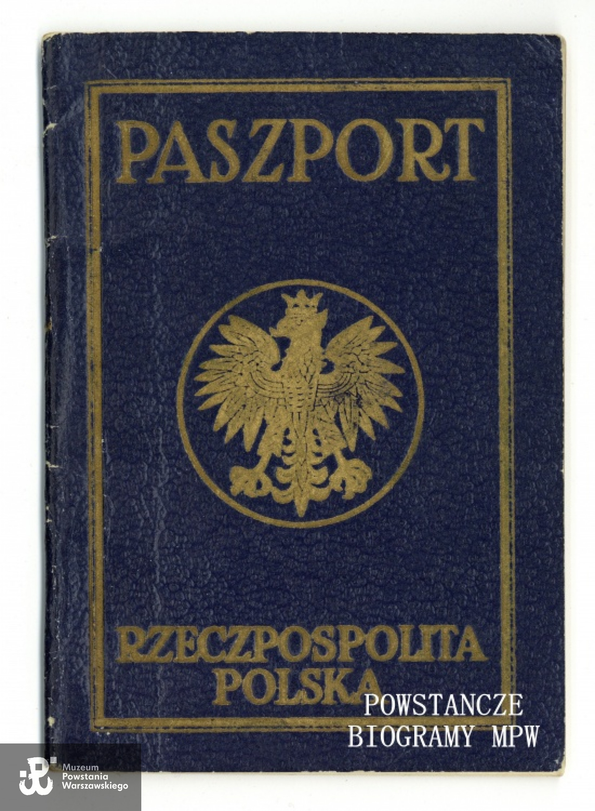 Paszport Władysława Szczygielskiego. Ze zbiorów Muzeum Powstania Warszawskiego, sygn. P/5450