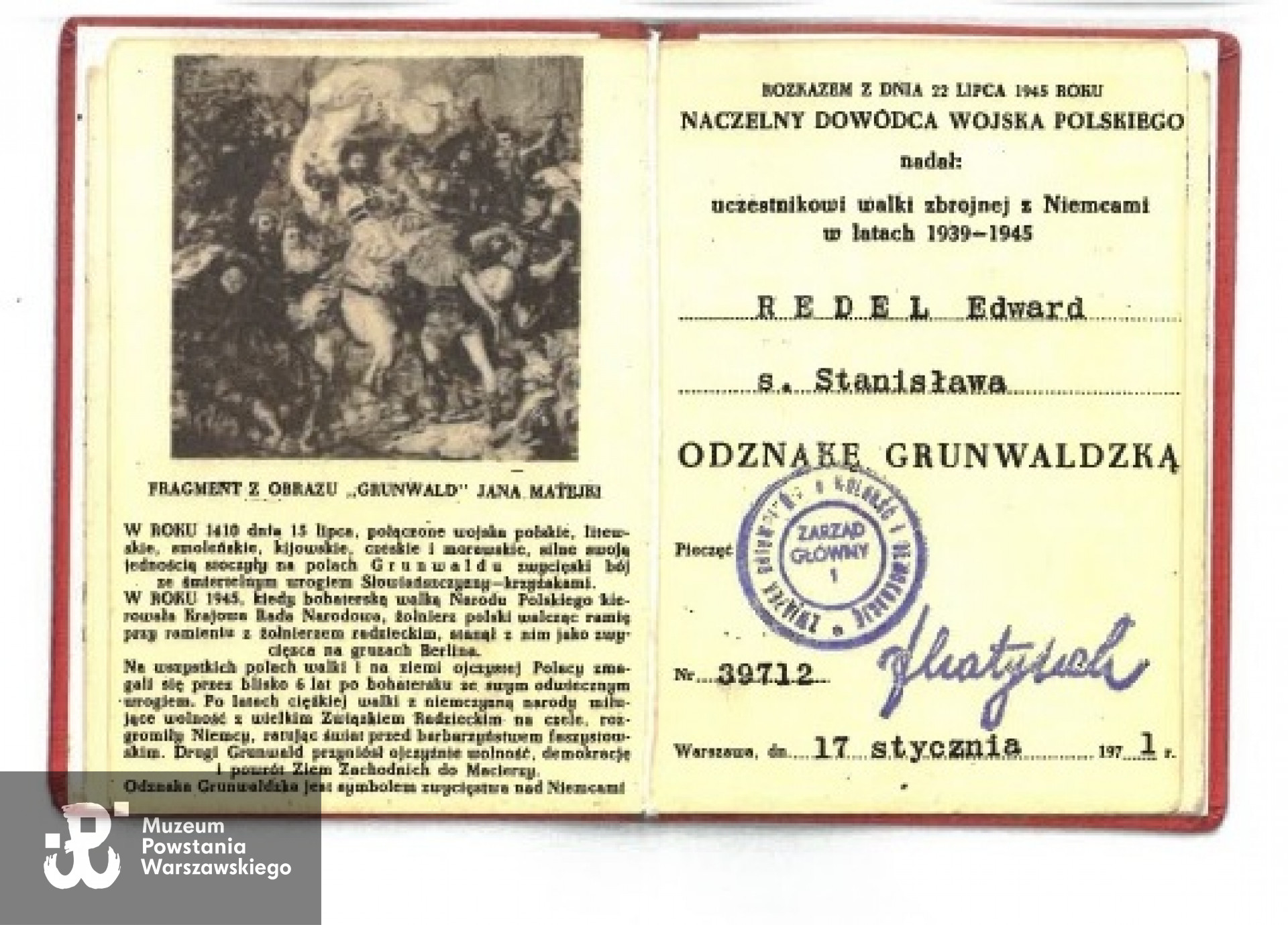 Z archiwum rodzinnego p. Kingi Redel - Tchorzewskiej