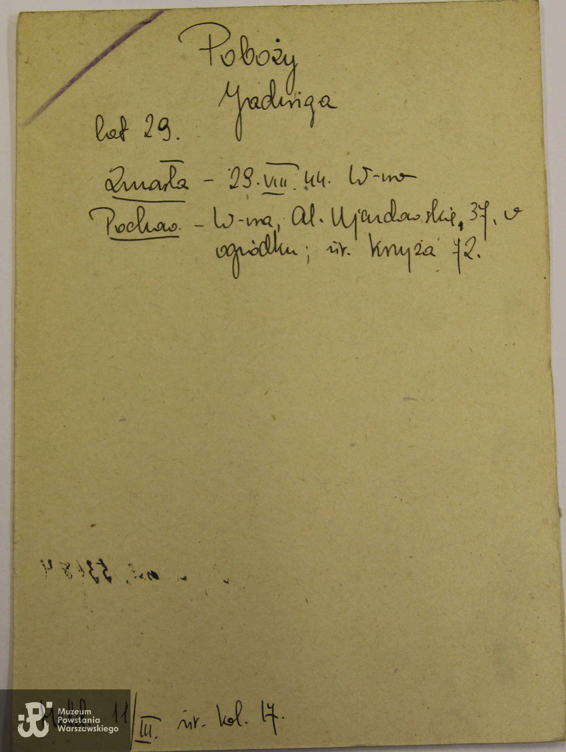 Kartoteka Ogólna Krajowego Biura Informacji i Poszukiwań PCK