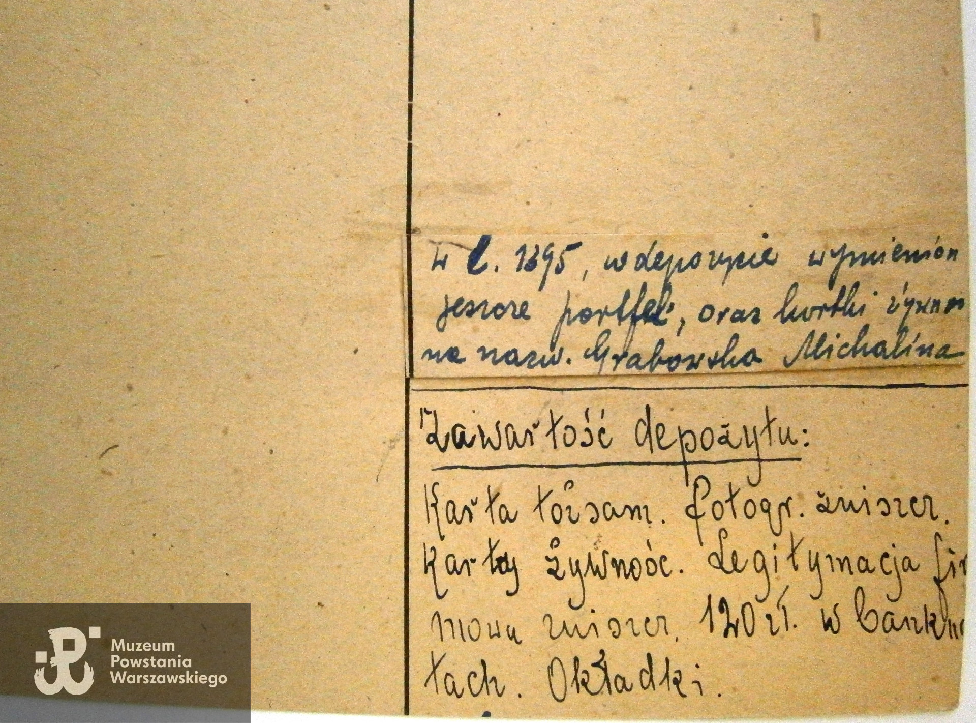 Polski Czerwony Krzyż - kartoteka