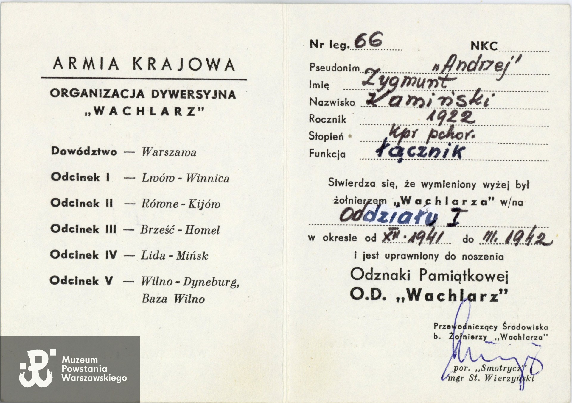 Ze zbiorów rodzinnych p. Krzysztofa Kamińskiego