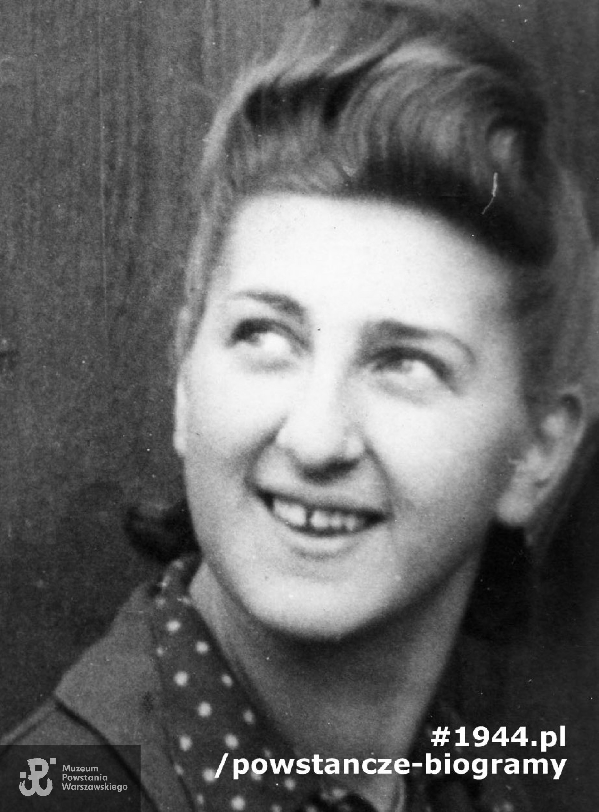  Sanitariuszka Hanka Orłowska "Panterka". Fot. ze zbiorów Muzeum Powstania Warszawskiego, sygn. MPW-IK/2940