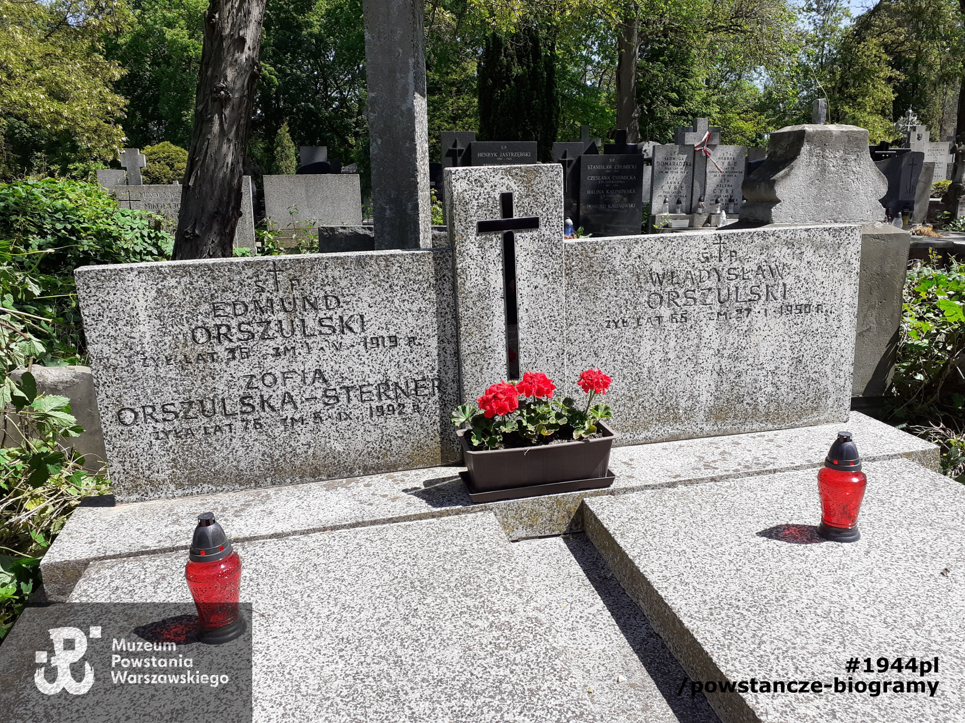 Grób rodzinny Orszulskich na Cmentarzu Bródnowskim w Warszawie.