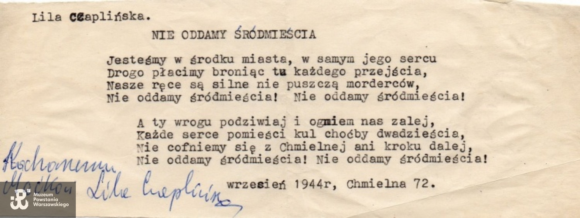 Ze zbiorów Jana Wawszczyka.