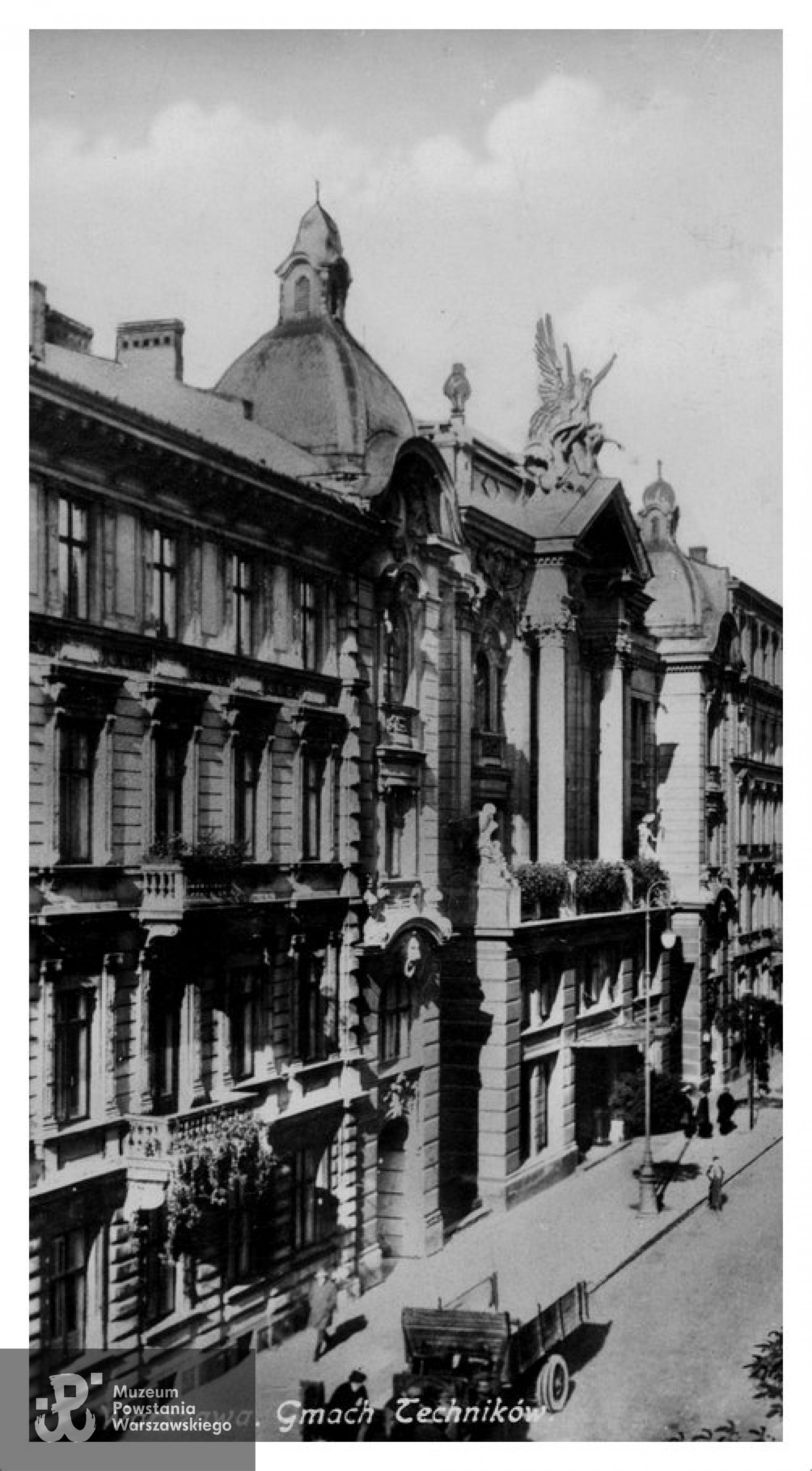 Ul. Czackiego 3/5 - Dom Technika, placówka broniona przez Ireneusza Ałaszewskiego i miejsce jego śmierci.