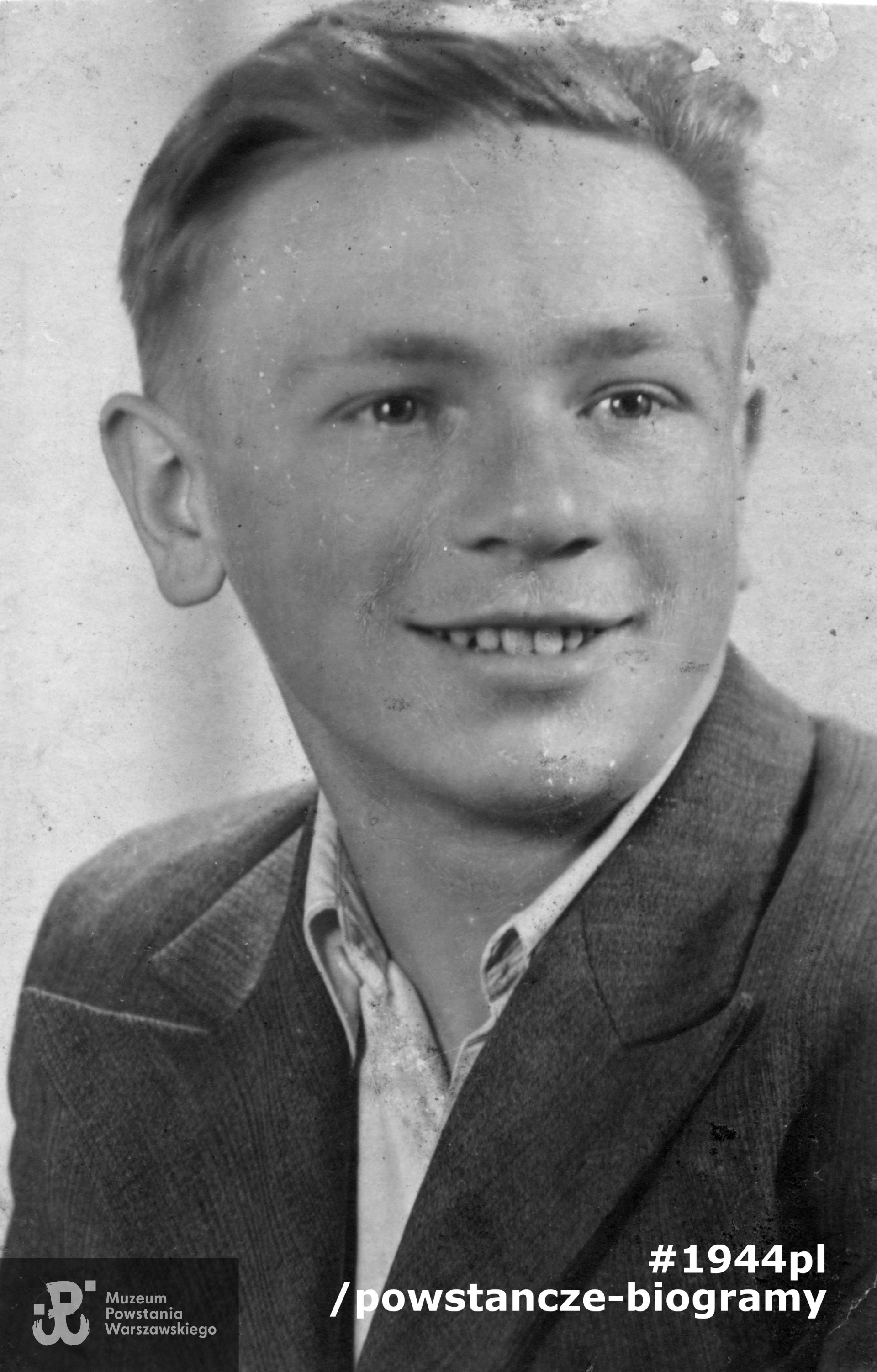 Edward Zalewski „Jur” (1927-2019). Fot. ze zbiorów Muzeum Powstania Warszawskiego, sygn. MPW-IP/6274